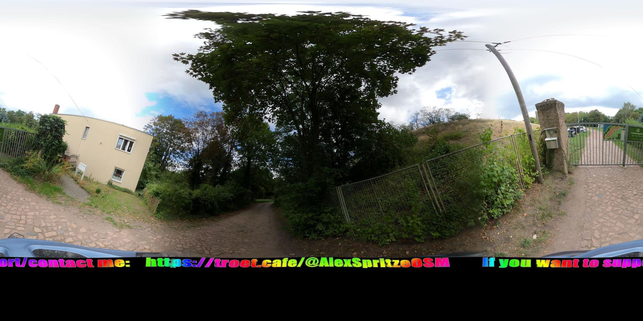 Street view near Campingplatz am Nordbad, Sennewitz — © AlexSpritze (CC BY-SA · Mapillary)