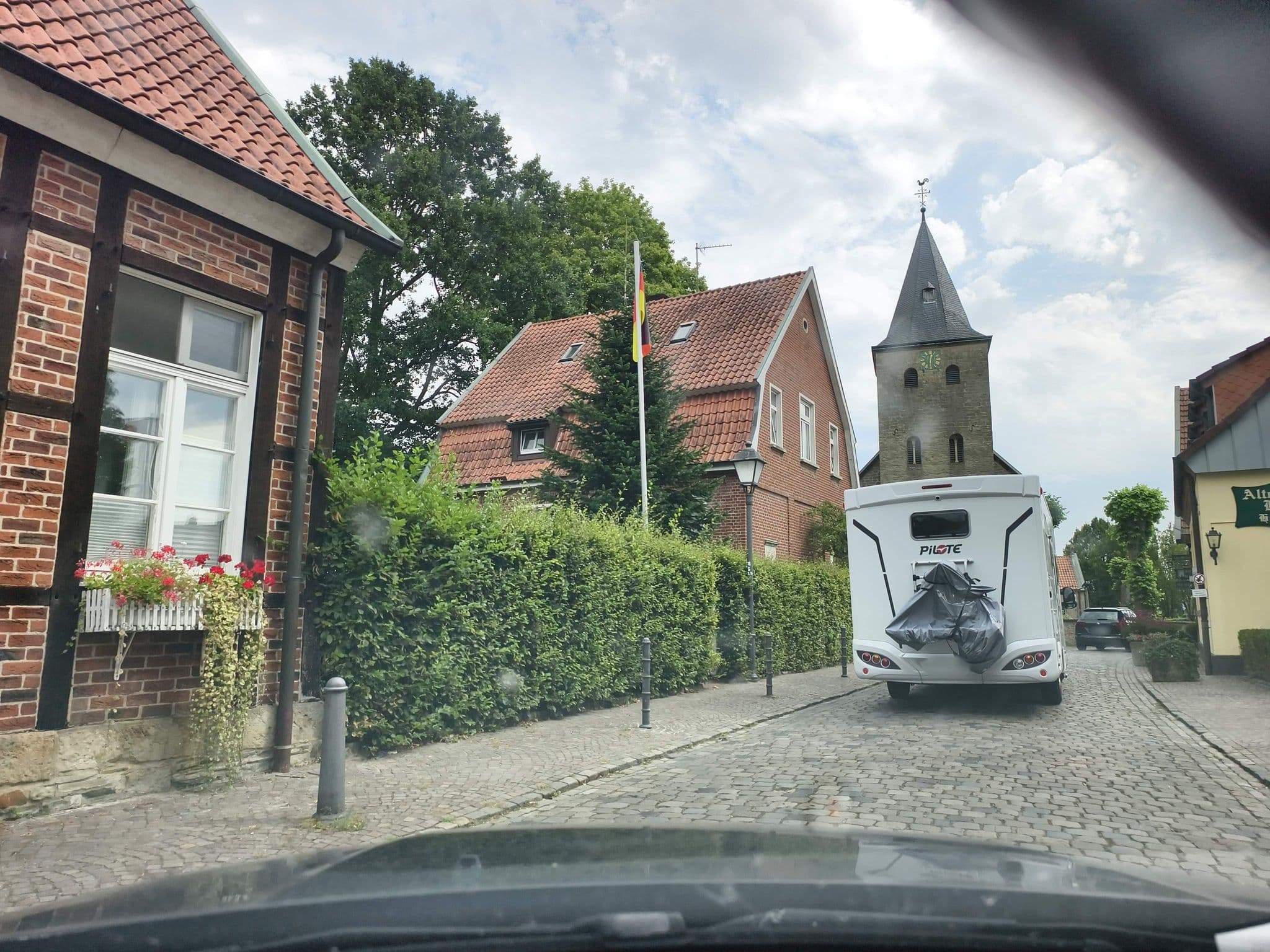 Street view near Gästehaus, Greven — © xdTAGCLAN (CC BY-SA · Mapillary)