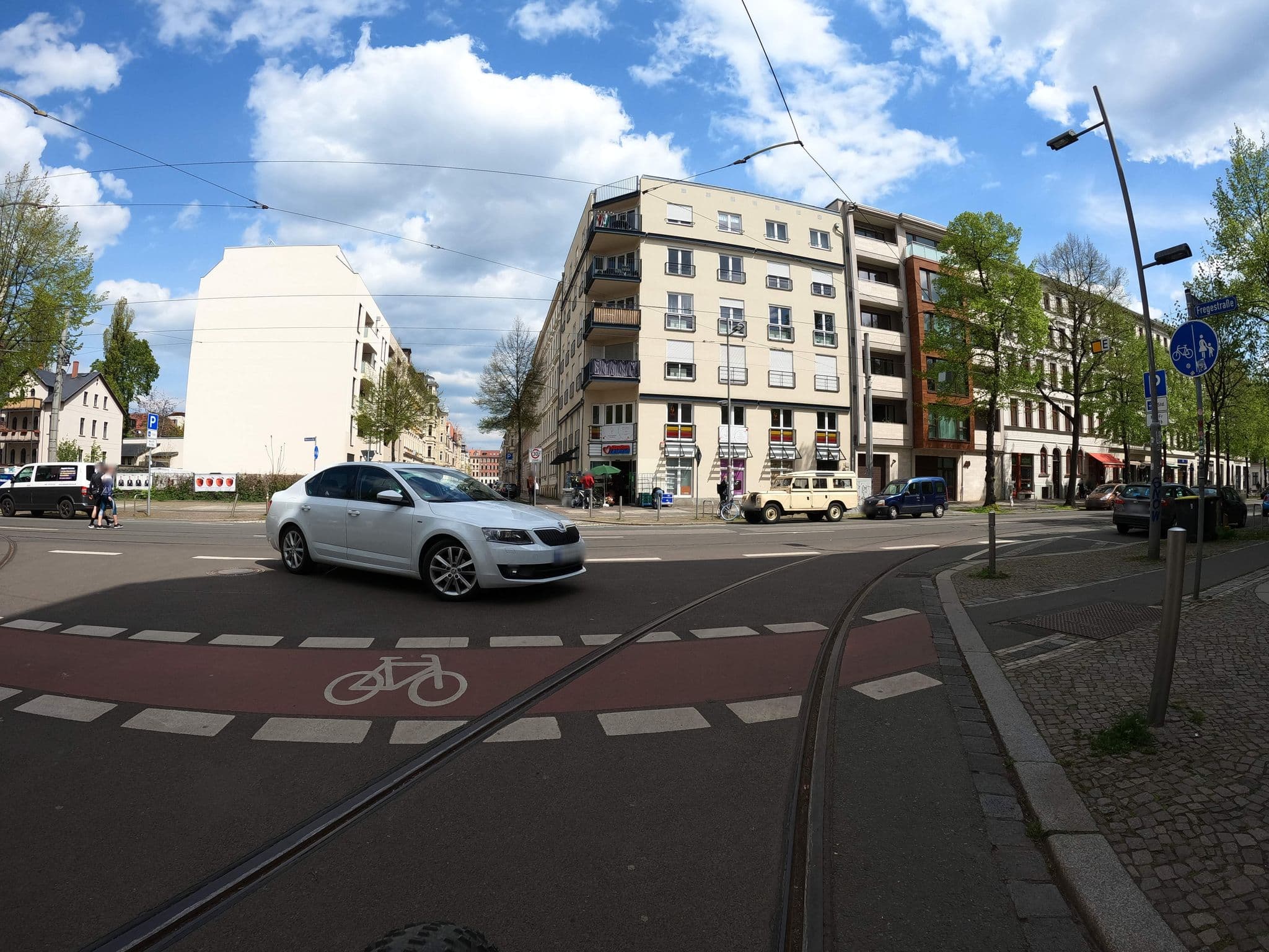 Street view near Arena City Hotel Leipzig, Leipzig — © fatbikecanyon (CC BY-SA · Mapillary)