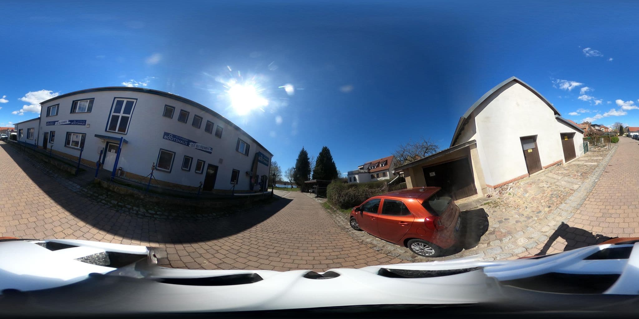 Street view near Boootshaus Beeskow - Am Spreeufer, Beeskow — © Oderradler (CC BY-SA · Mapillary)