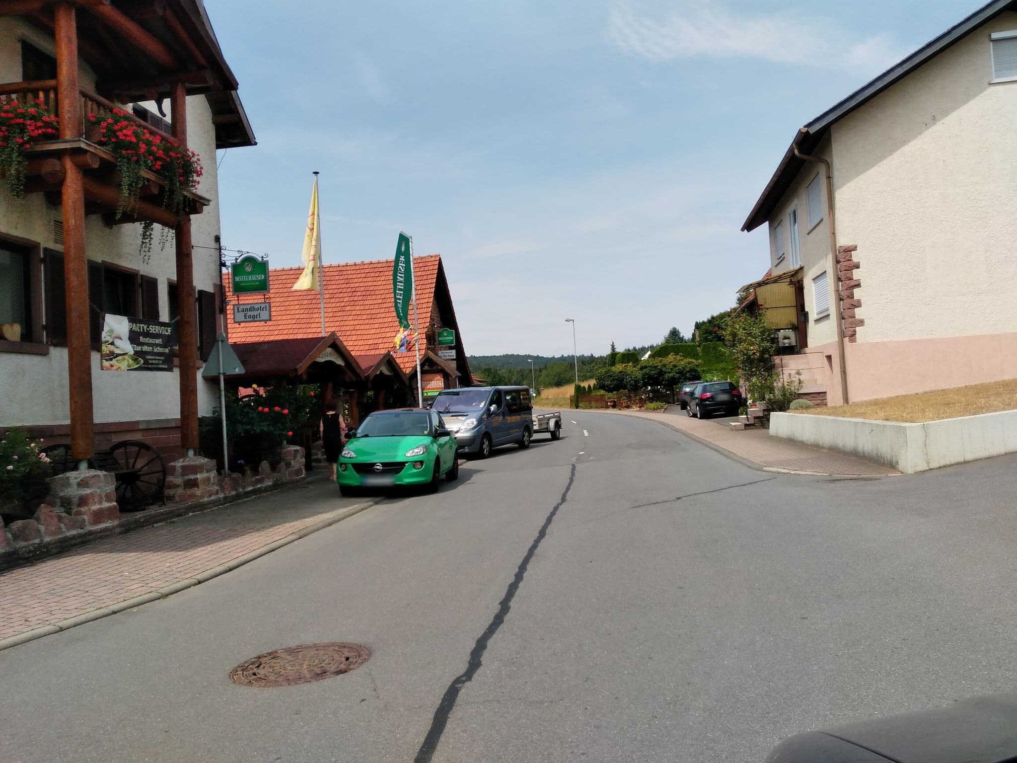 Street view near Landhotel Engel, Fahrenbach — © schwing (CC BY-SA · Mapillary)