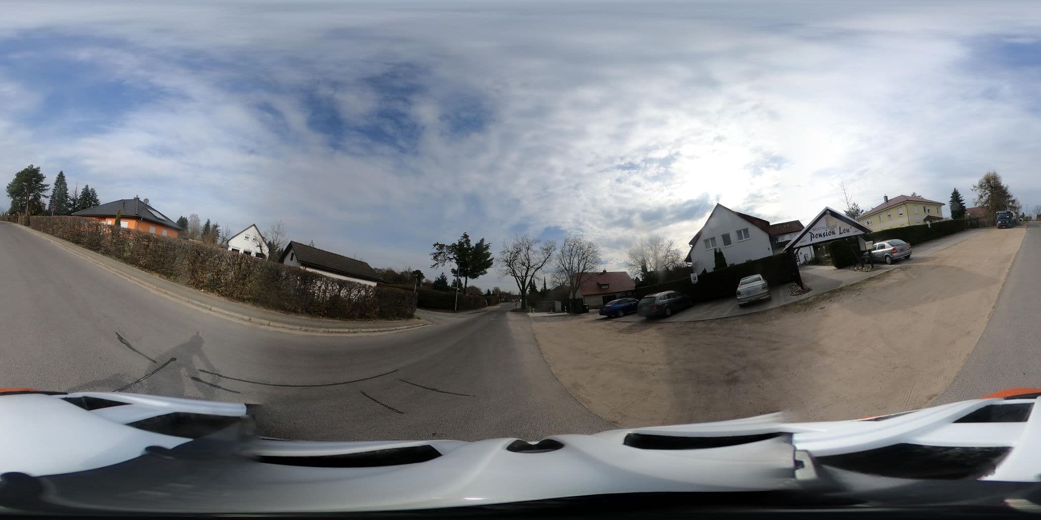 Street view near Pension Leu, Frankfurt (Oder) — © Oderradler (CC BY-SA · Mapillary)