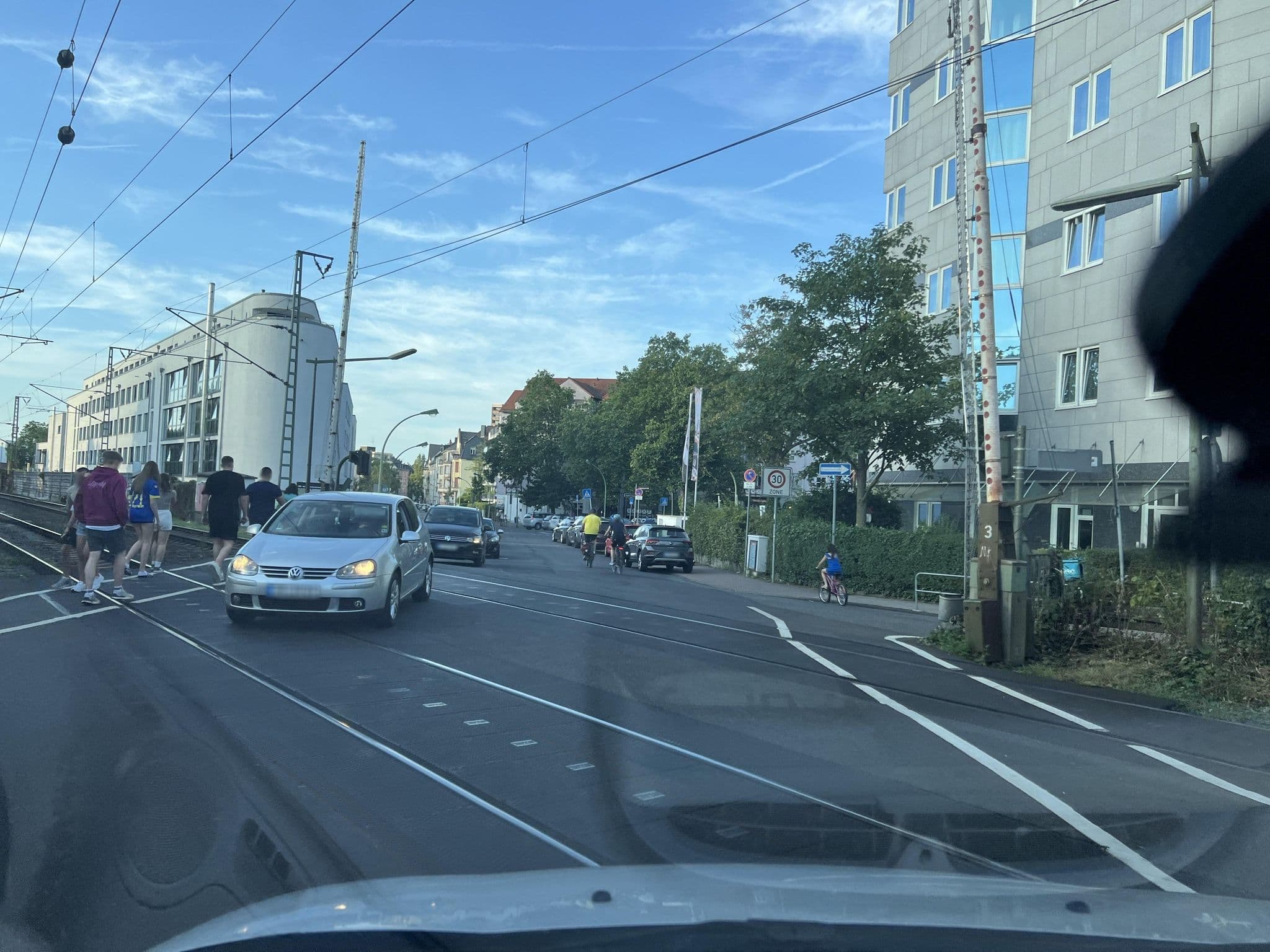 Street view near The Blasky Hotel, Frankfurt am Main