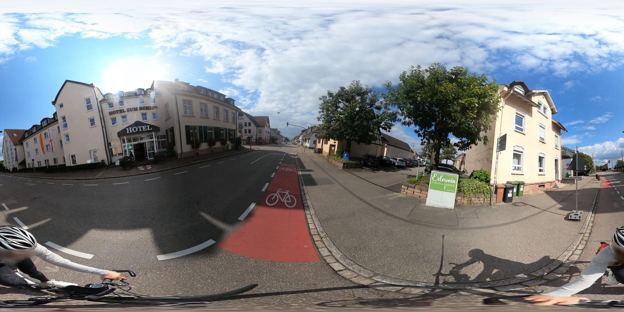 Street view near Hotel zum Schiff, Merzhausen — © RadNETZ (CC BY-SA · Mapillary)
