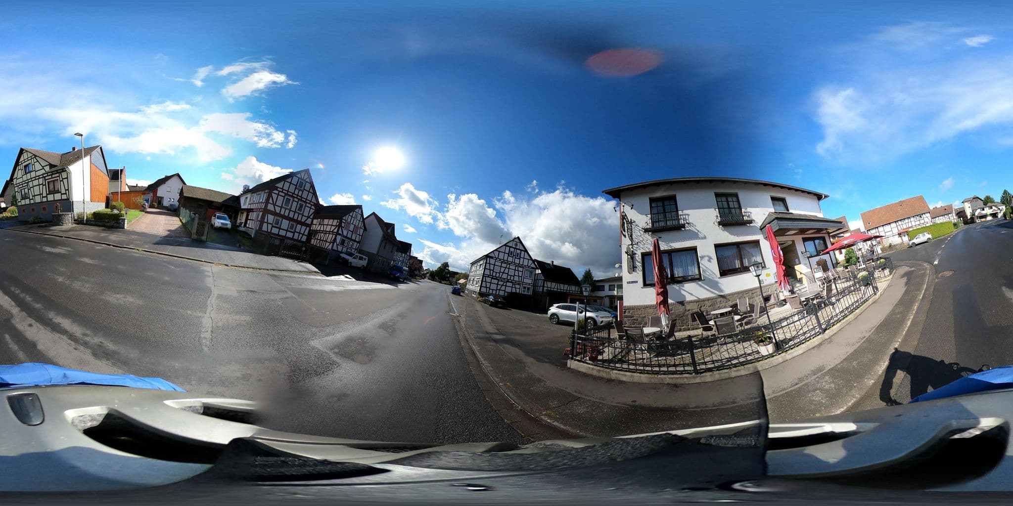Street view near Landgasthof Kupferschmiede, Schotten — © tmka (CC BY-SA · Mapillary)