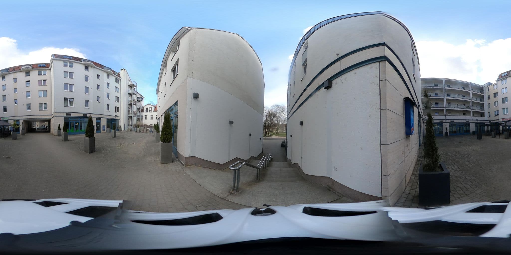 Street view near City Park Hotel, Frankfurt (Oder) — © Oderradler (CC BY-SA · Mapillary)