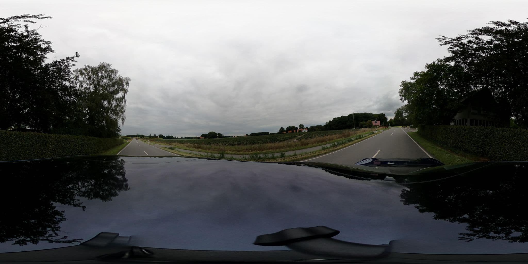 Street view near Zum Jägerkrug, Versmold — © sattelschwein (CC BY-SA · Mapillary)