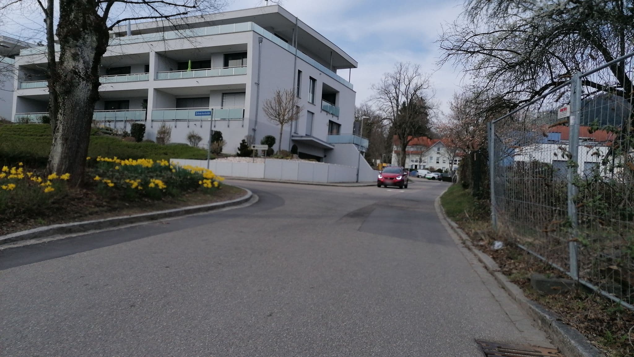 Street view near Hotel Schweizerblick, Bad Säckingen — © hochrheinbiker (CC BY-SA · Mapillary)