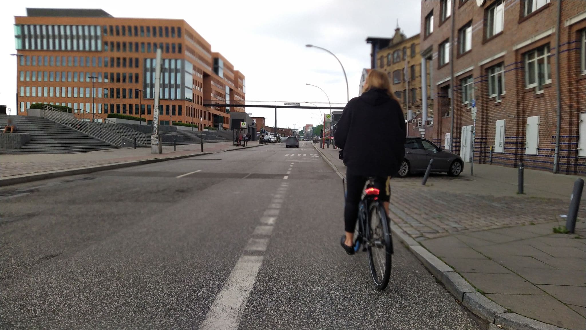 Street view near Seemannsmission, Altona-Altstadt — © calmapill (CC BY-SA · Mapillary)