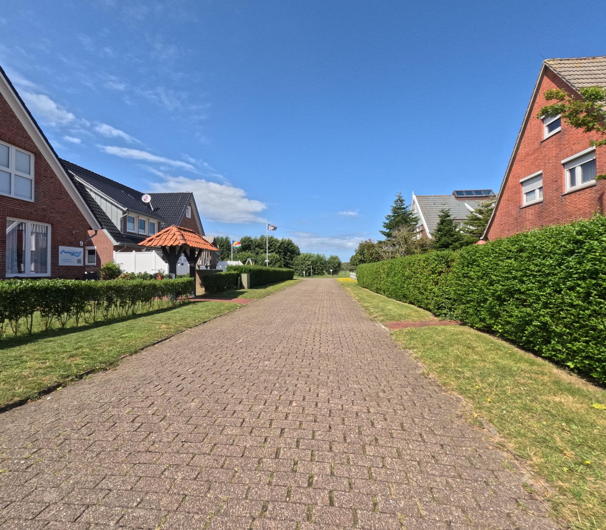 Street view near Hus Agena, Langeoog