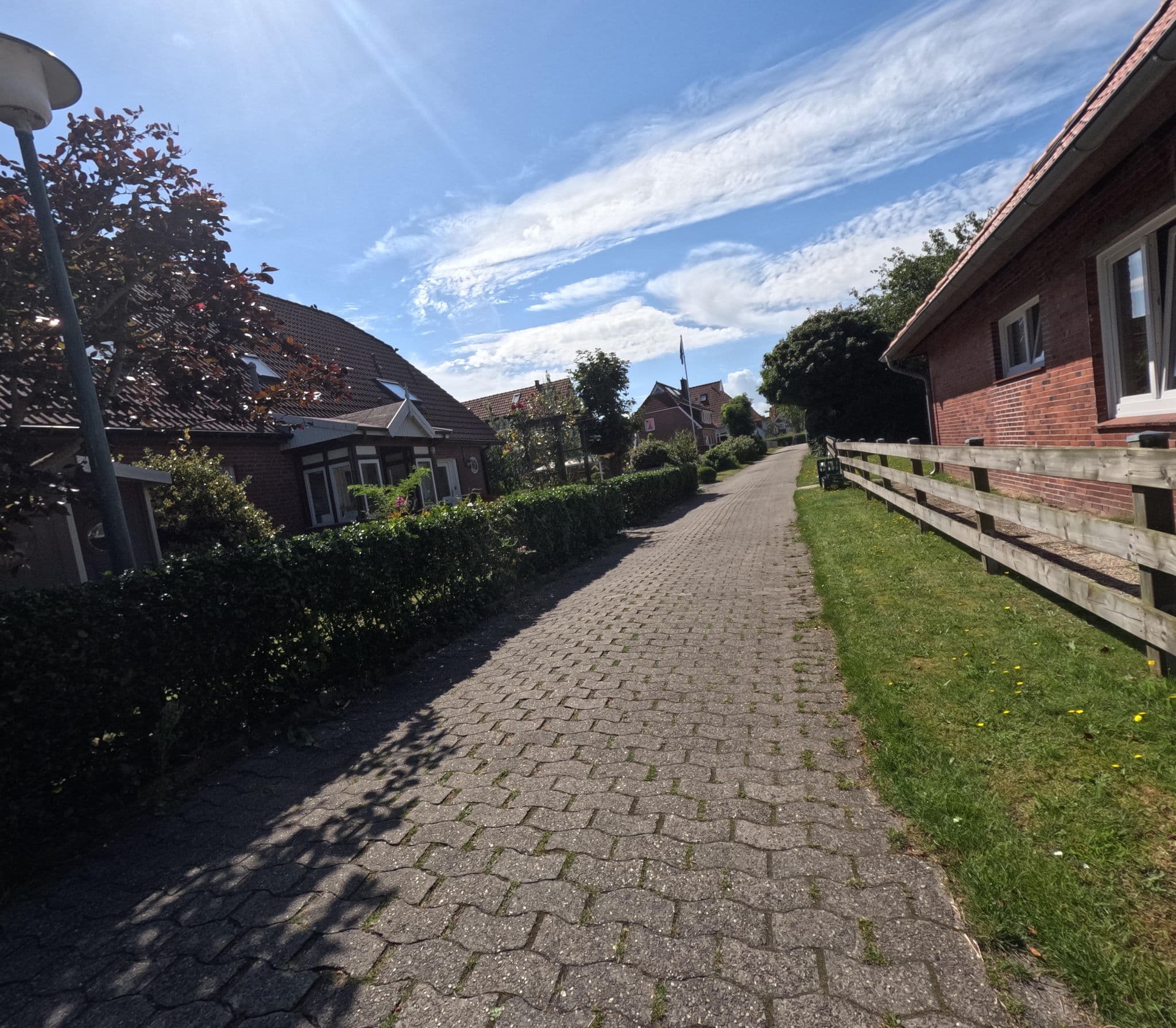 Street view near Hus in Caspers Tuun, Langeoog