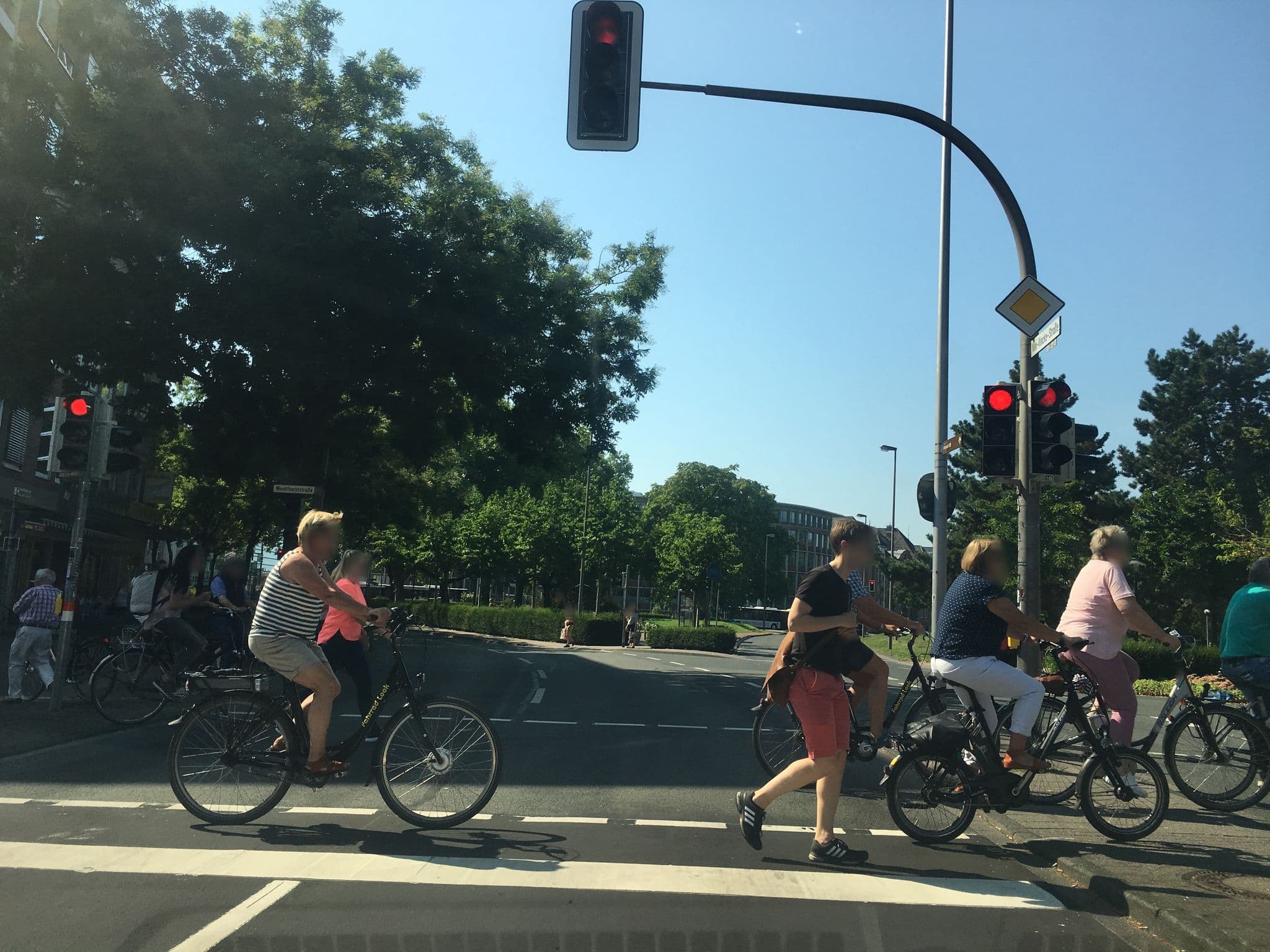 Street view near Hotel Windthorst, Münster — © descilla (CC BY-SA · Mapillary)