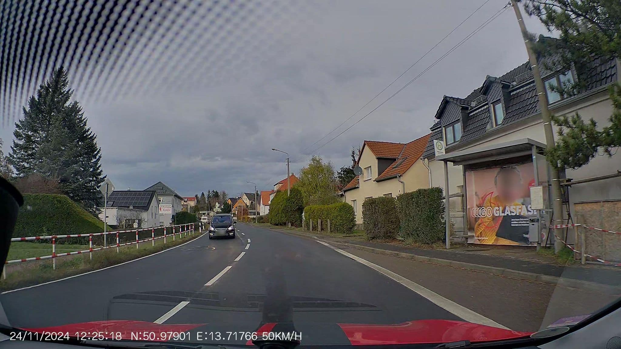 Street view near Pension Otto, Bannewitz — © AR88 (CC BY-SA · Mapillary)
