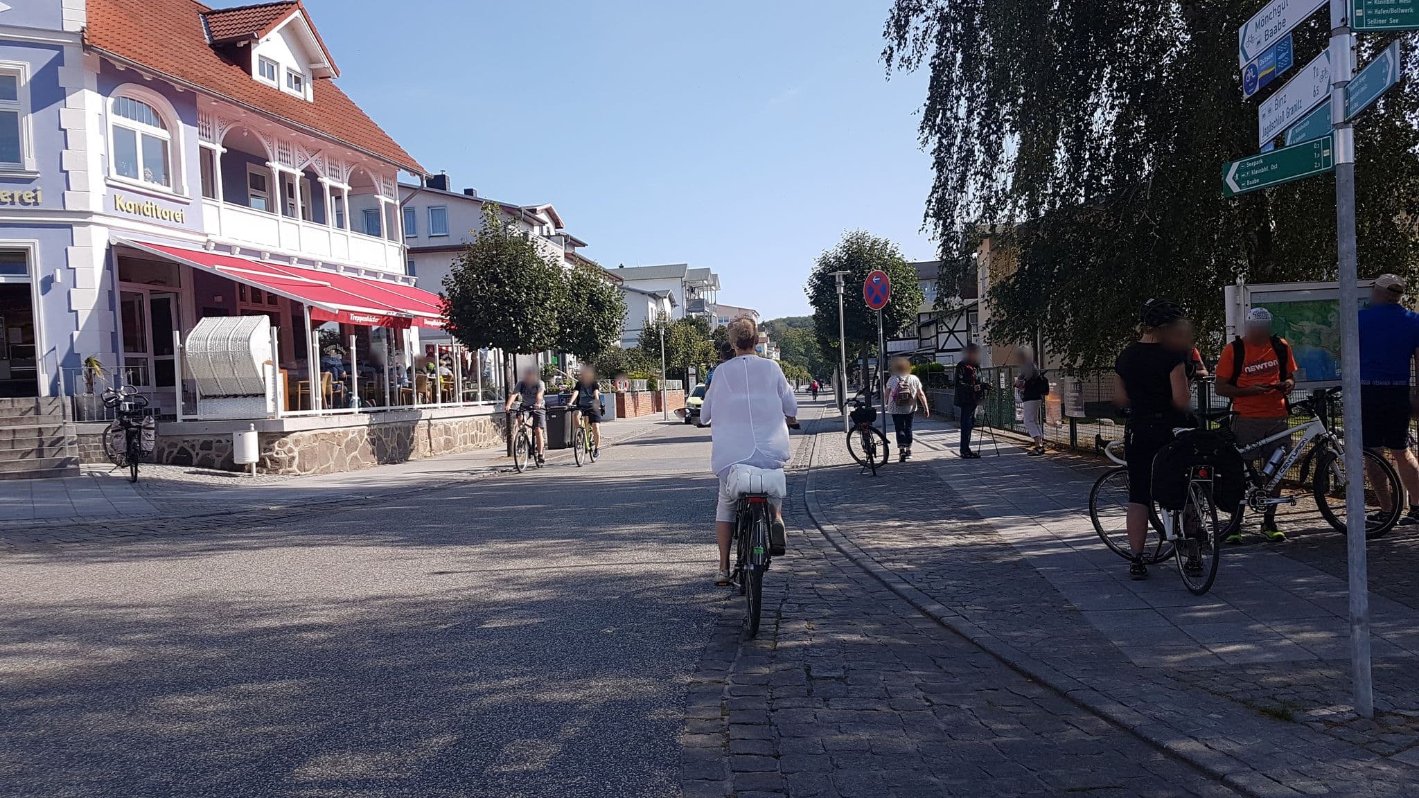 Street view near Villa Kleist, Sellin