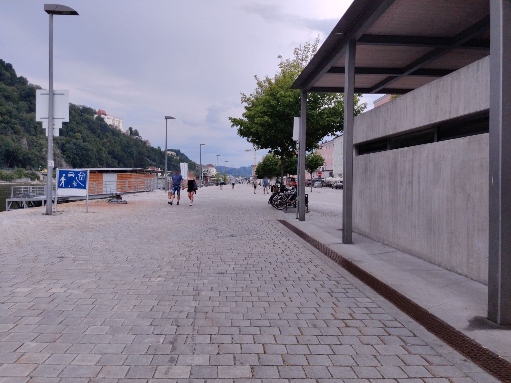 Street view near Hotel am Paulusbogen, Passau — © aceini (CC BY-SA · Mapillary)
