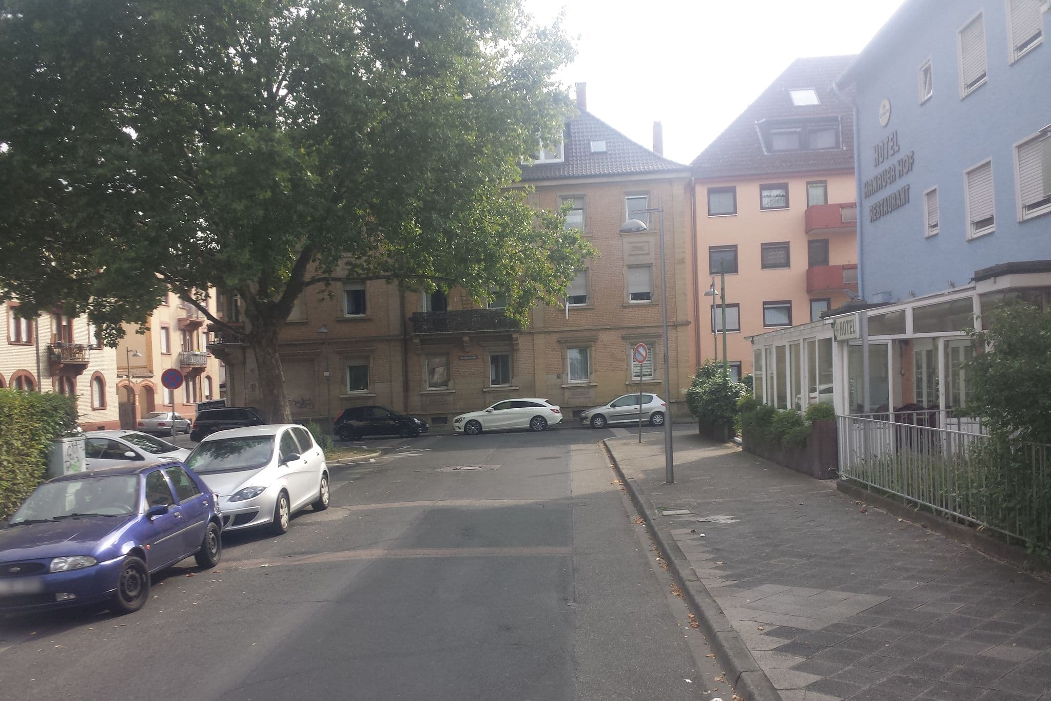 Street view near Hanauer Hof, Mannheim — © wegavision (CC BY-SA · Mapillary)