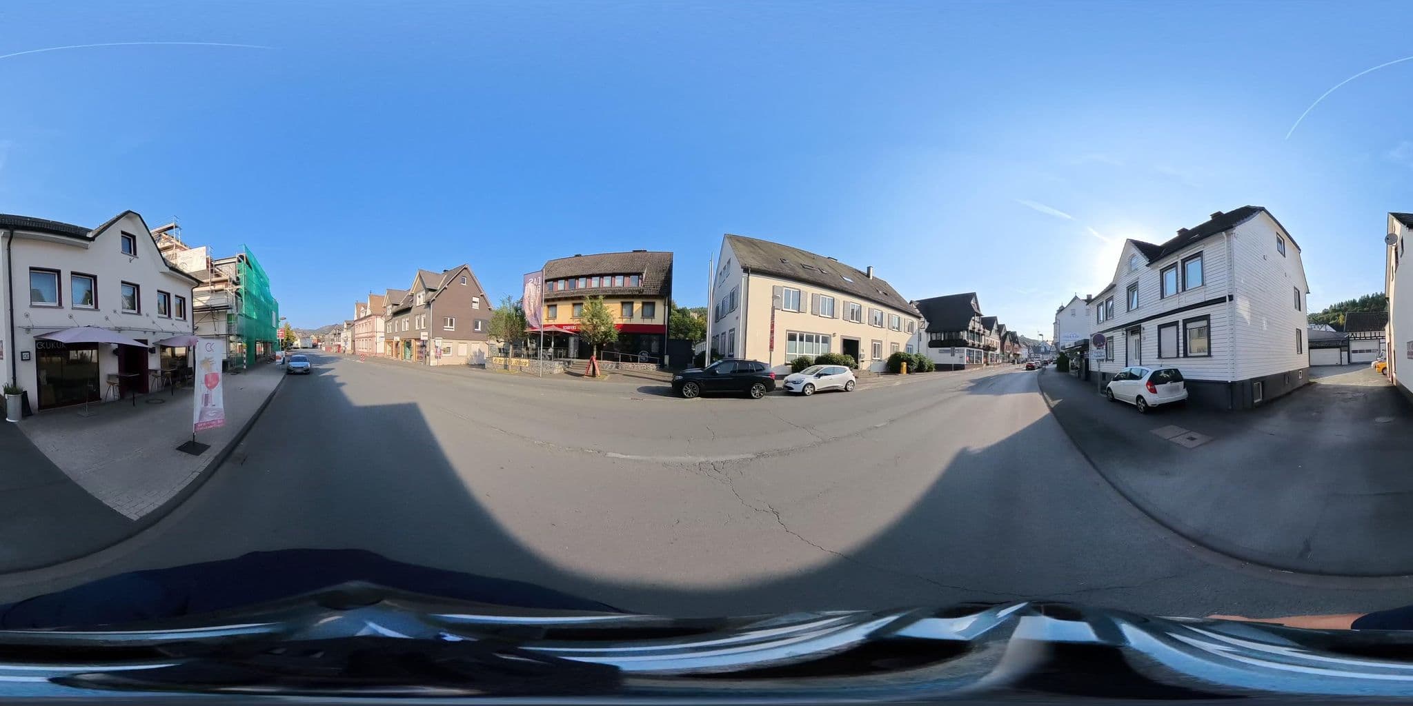 Street view near Pension Alte Schmiede, Bad Laasphe — © tim3003 (CC BY-SA · Mapillary)