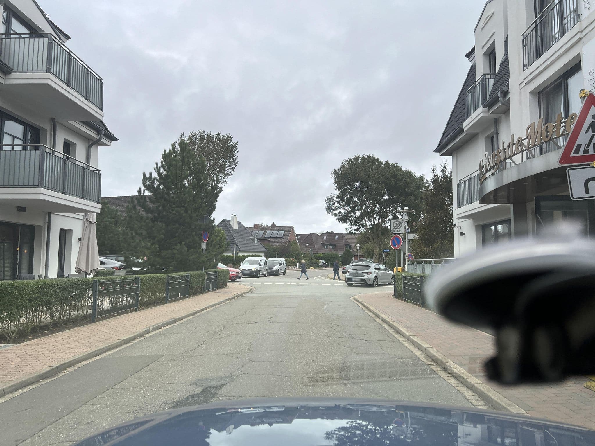 Street view near 50`s Seaside Motel, Büsum