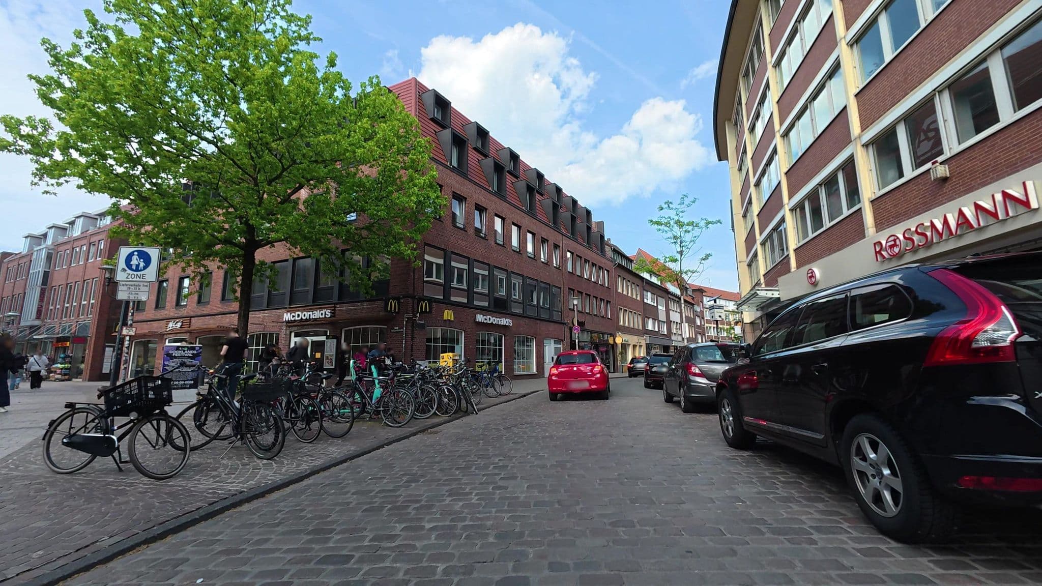 Street view near H.ostel, Münster — © Morina (CC BY-SA · Mapillary)