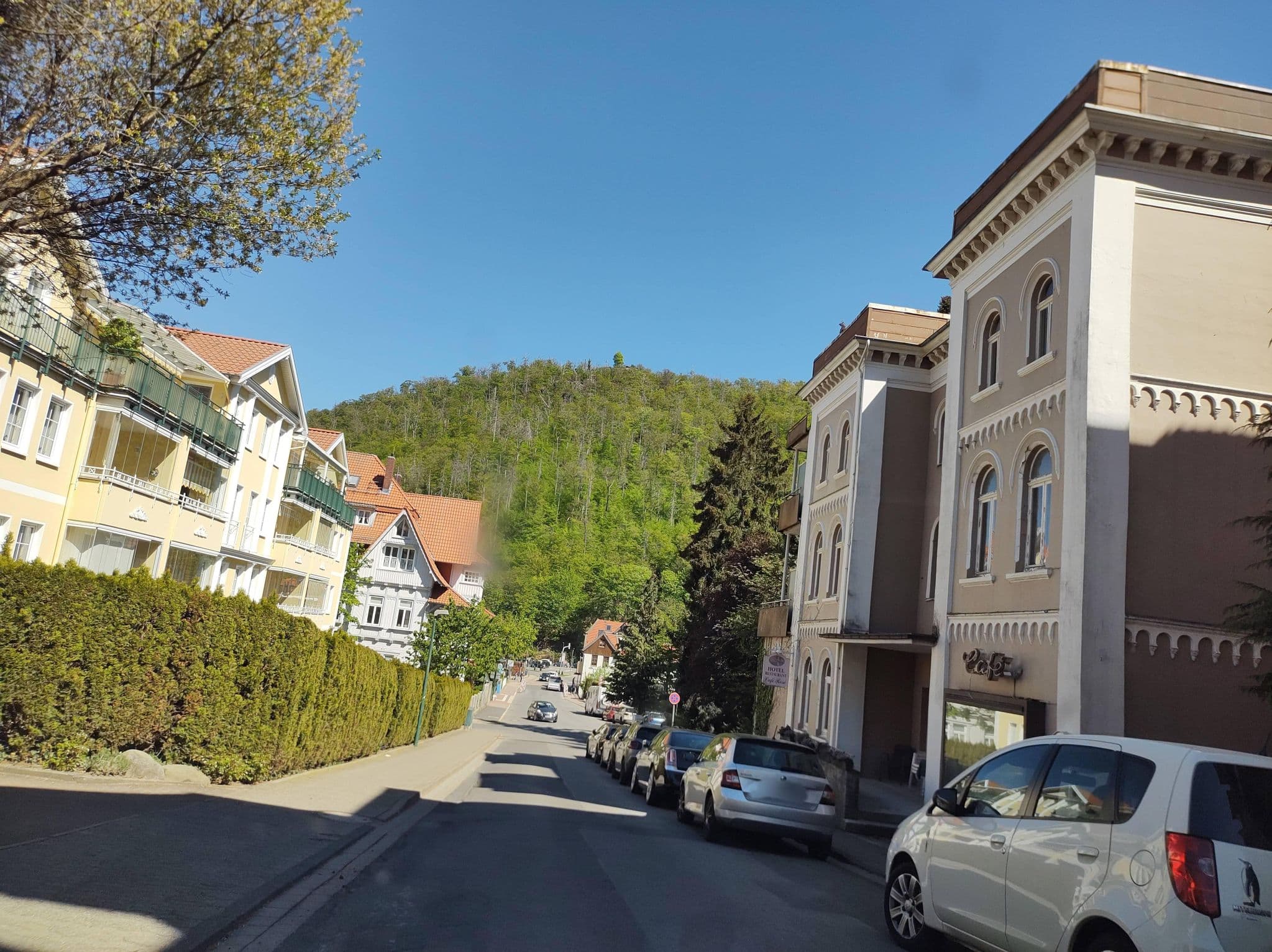 Street view near Pension Villa Irene, Bad Harzburg — © thetornado76 (CC BY-SA · Mapillary)