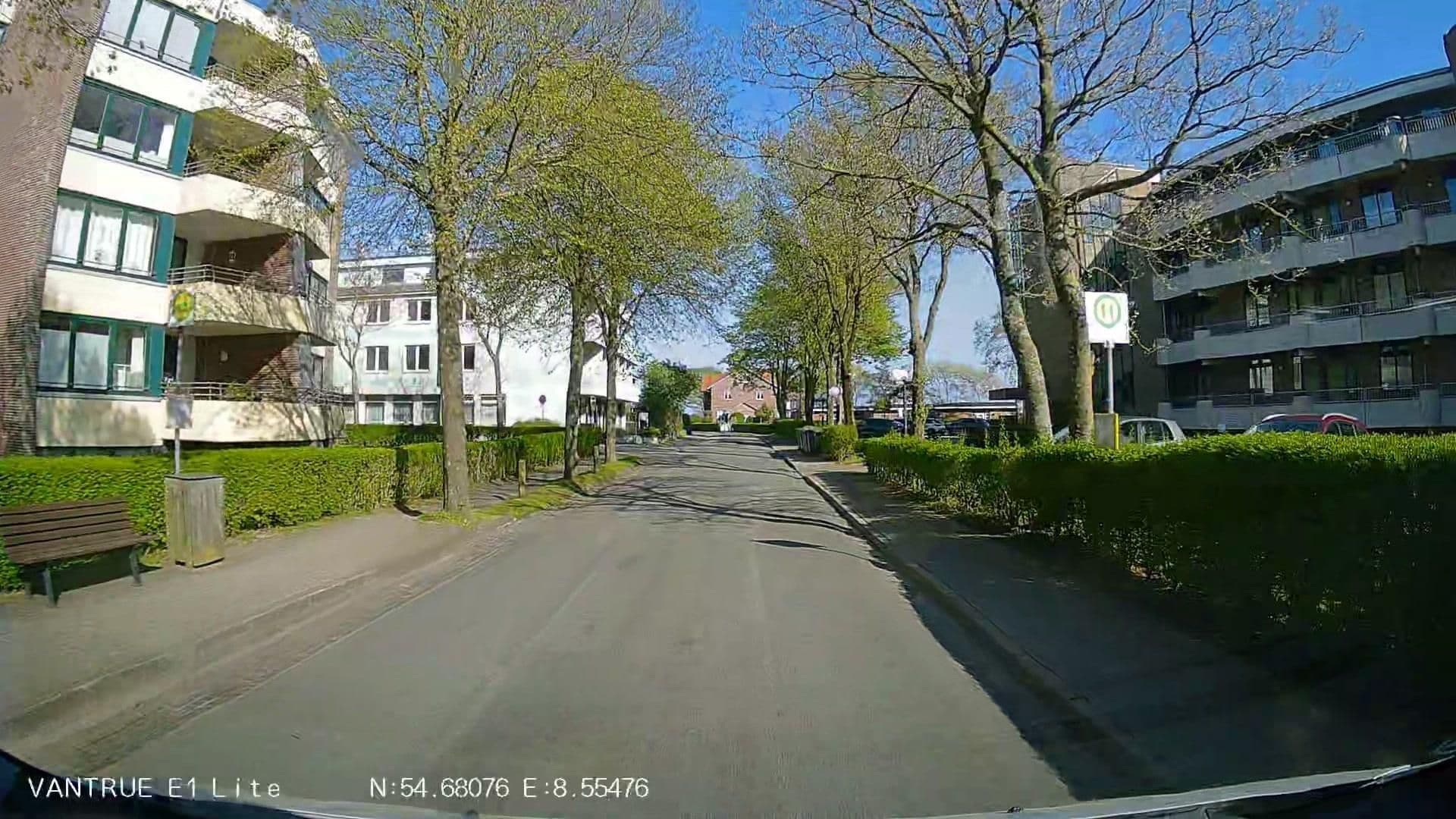 Street view near Haus Flora, Wyk auf Föhr