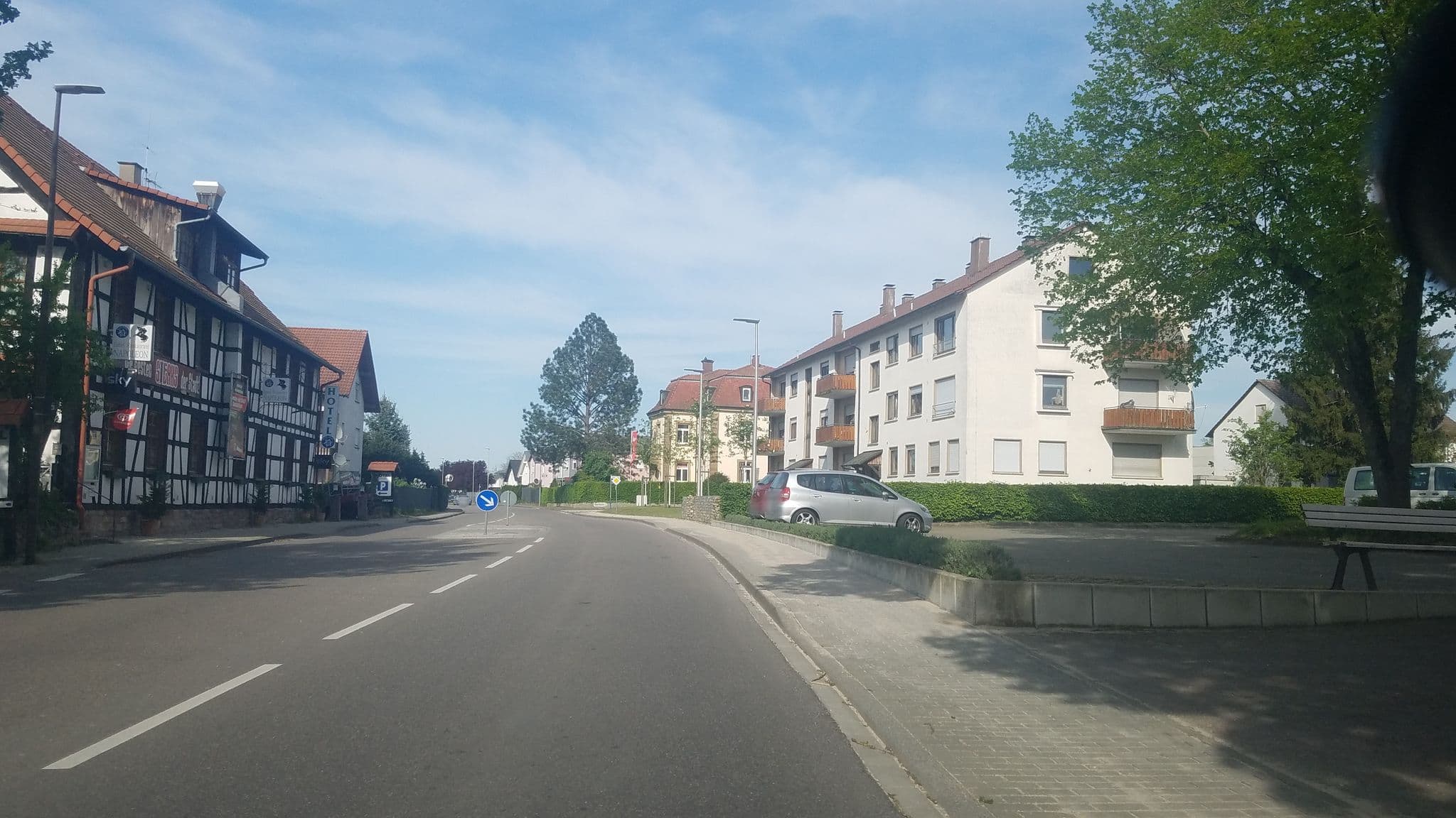 Street view near Hotel Restaurant Napoleon, Rheinau — © karthoo (CC BY-SA · Mapillary)
