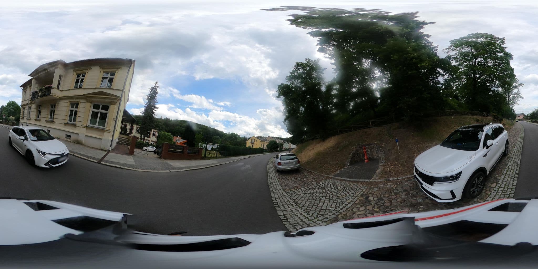Street view near Pension am Kurbad, Bad Freienwalde — © Oderradler (CC BY-SA · Mapillary)