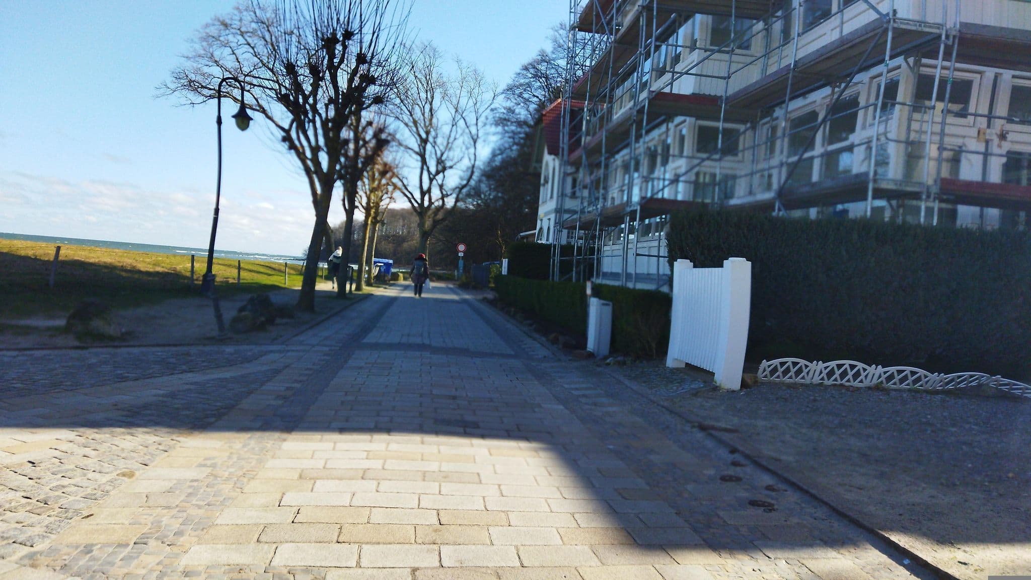 Street view near Villa Agnes, Ostseebad Binz