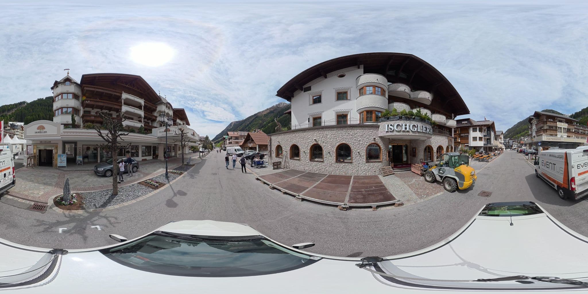 Street view near Maria Theresia, Ischgl