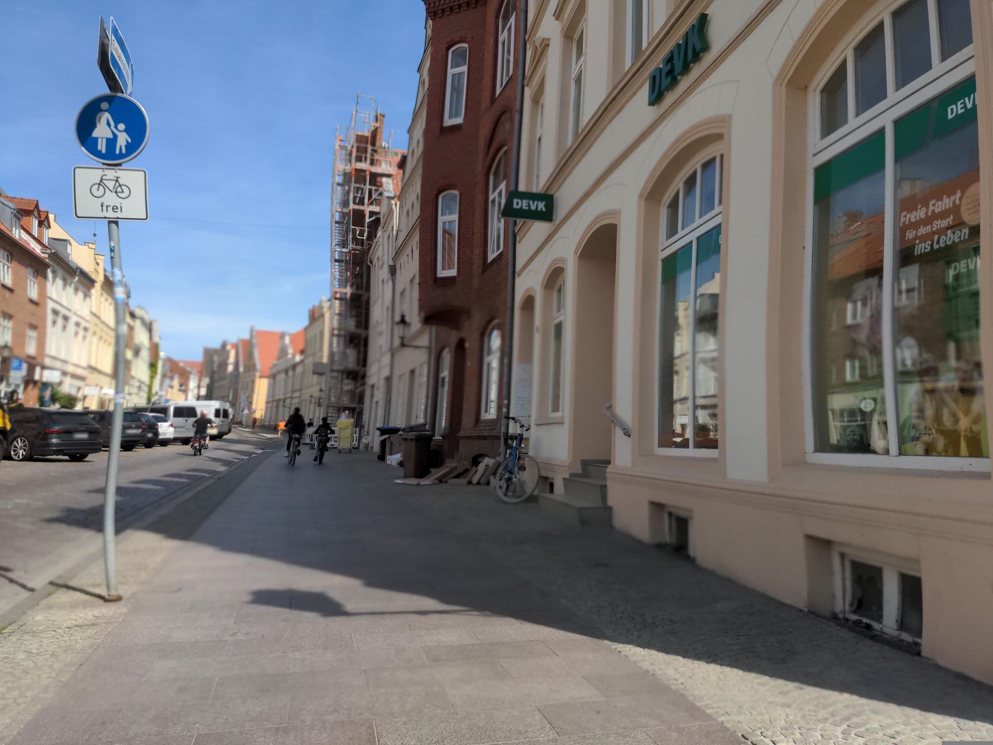 Street view near Gästehaus Altstadtidylle, Wismar — © rasmustravemnd (CC BY-SA · Mapillary)