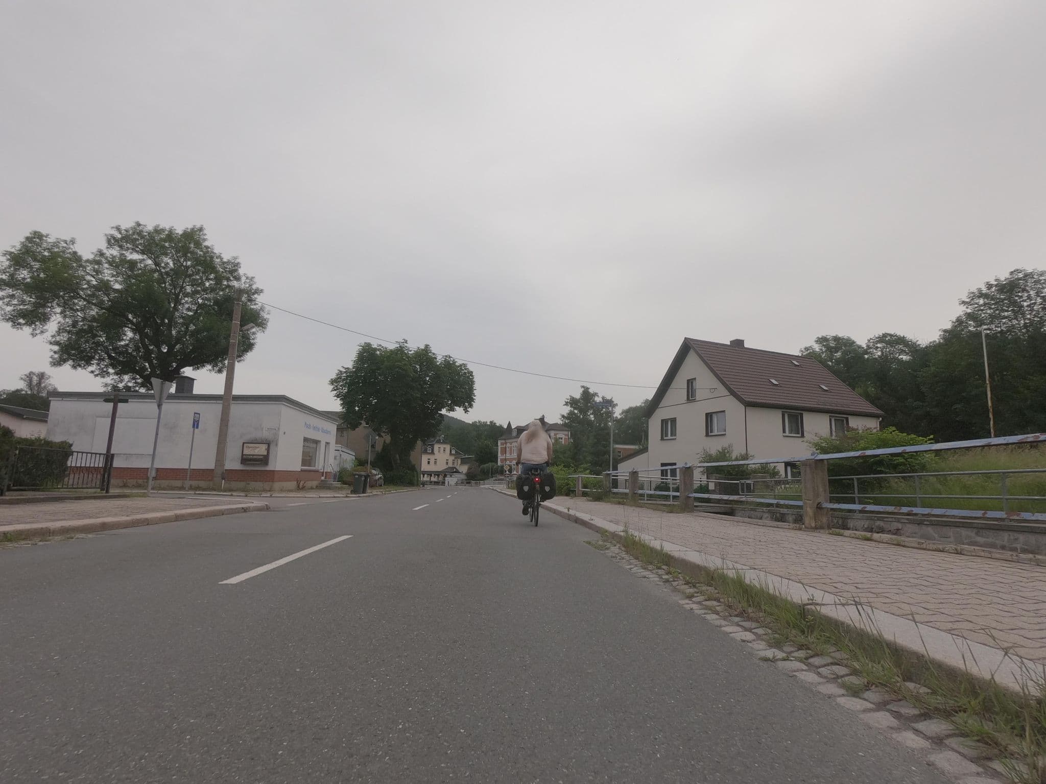 Street view near Pension Eitler, Bad Schlema — © Senfkorn (CC BY-SA · Mapillary)