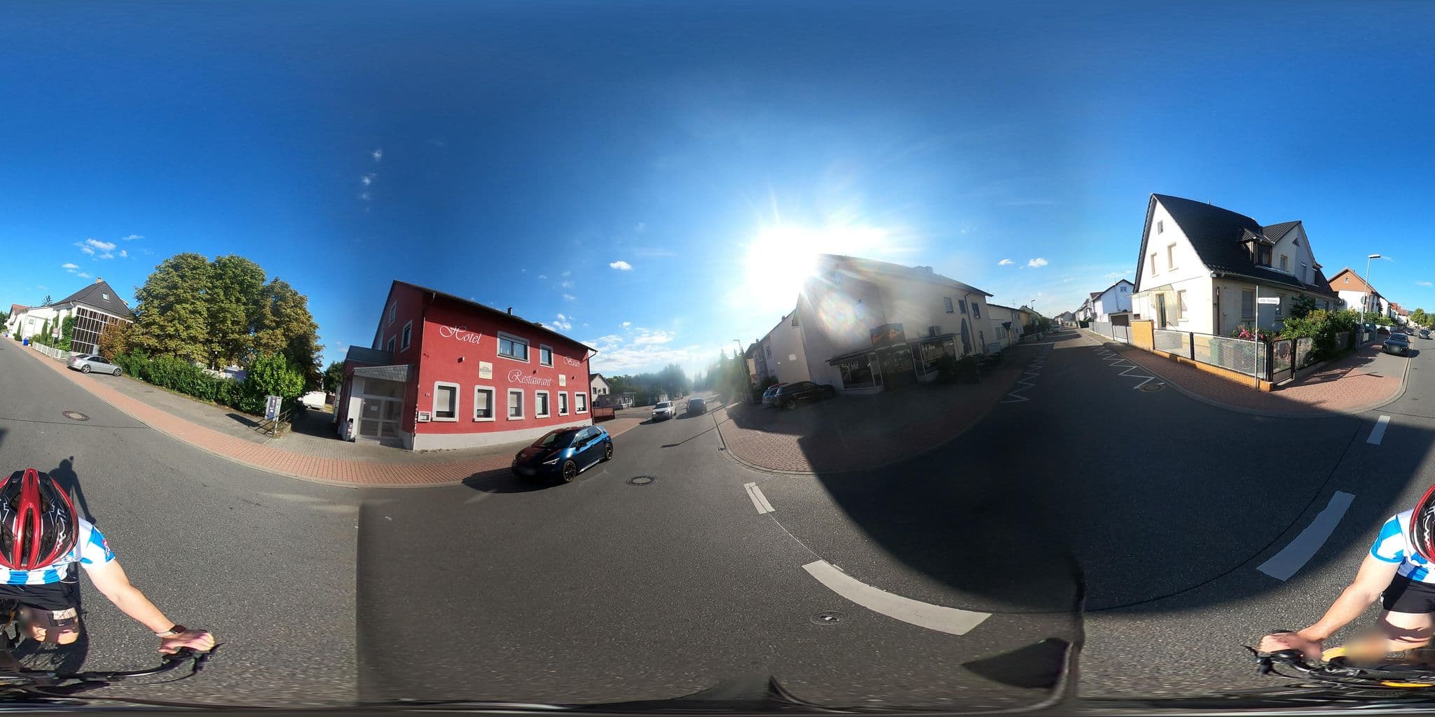 Street view near Hotel Bauer, Sandhausen — © RadNETZ (CC BY-SA · Mapillary)