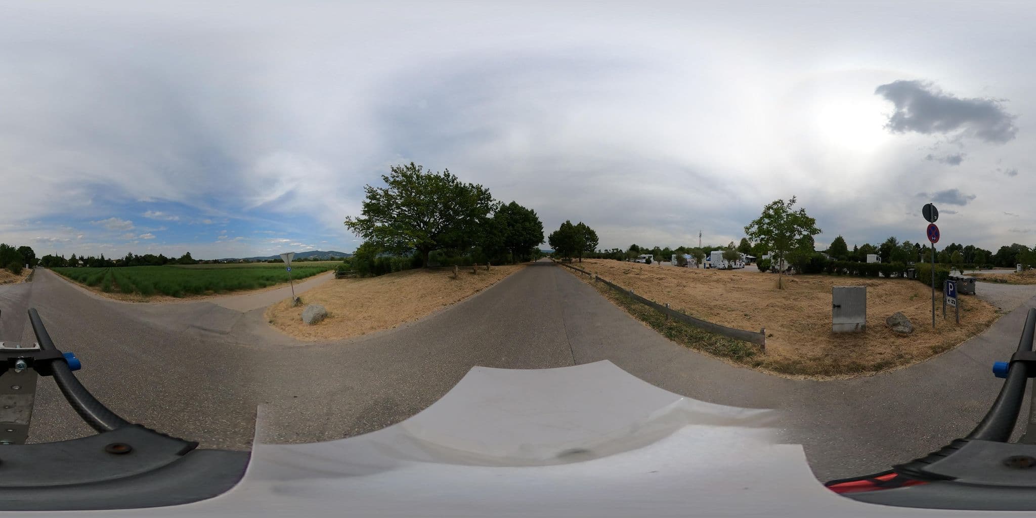 Street view near Wohnmobilstellplatz Ladenburg, Ladenburg — © wegavision (CC BY-SA · Mapillary)