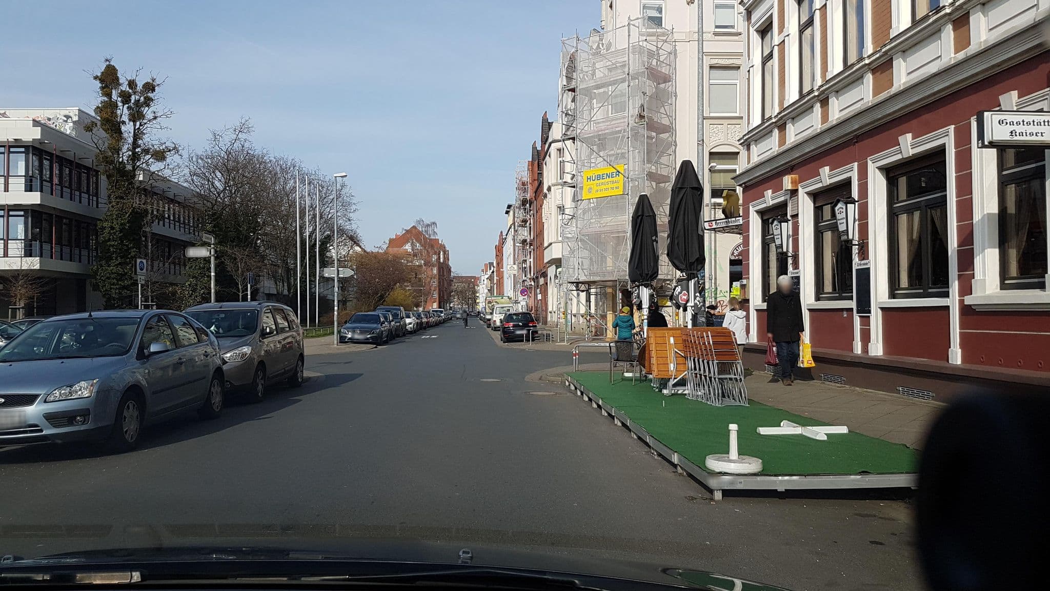 Street view near Gaststätte Kaiser, Nordstadt — © Langfahrer (CC BY-SA · Mapillary)