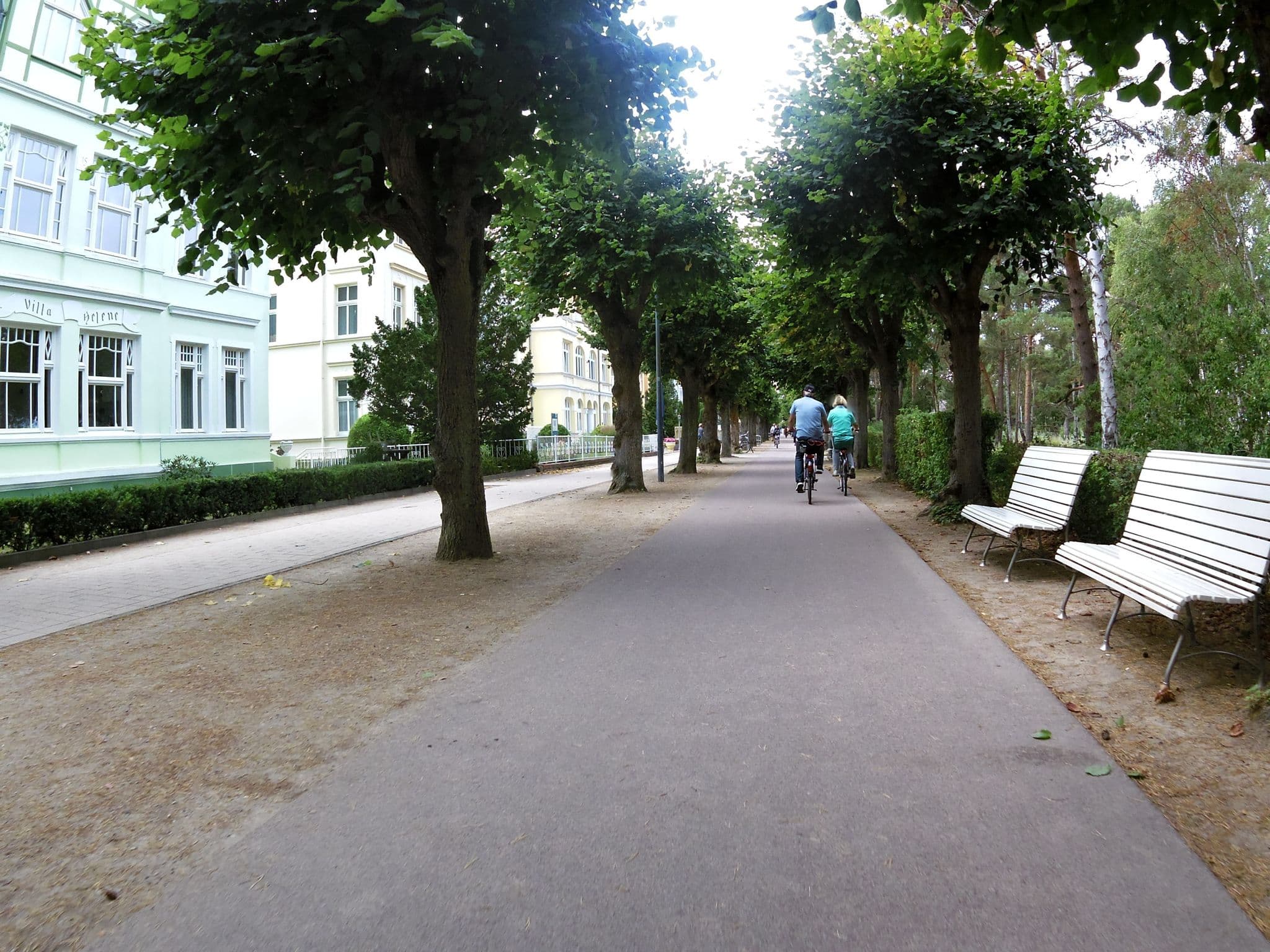 Street view near Villa Helene, Seebad Heringsdorf