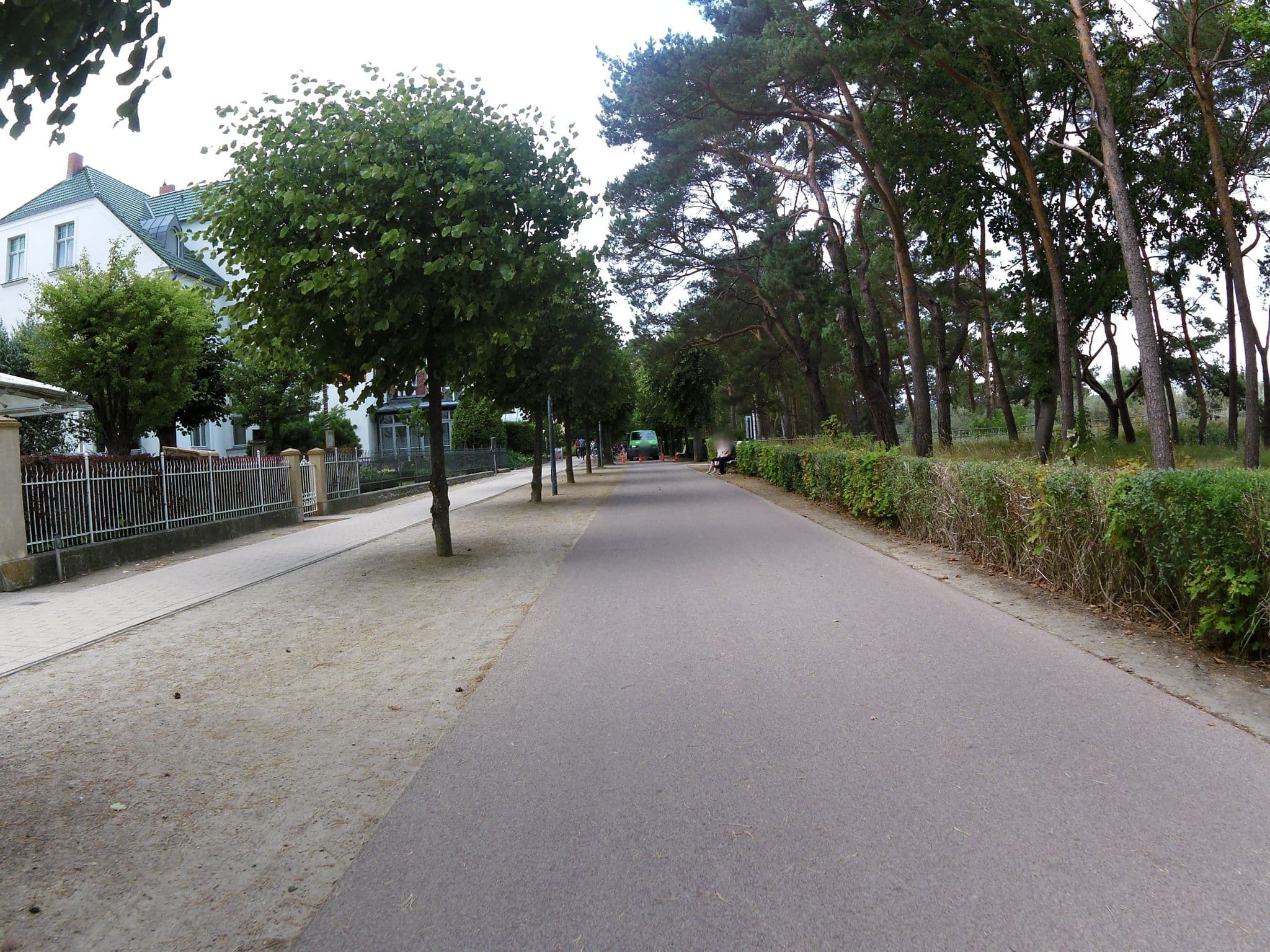 Street view near Villa Adler, Seebad Heringsdorf