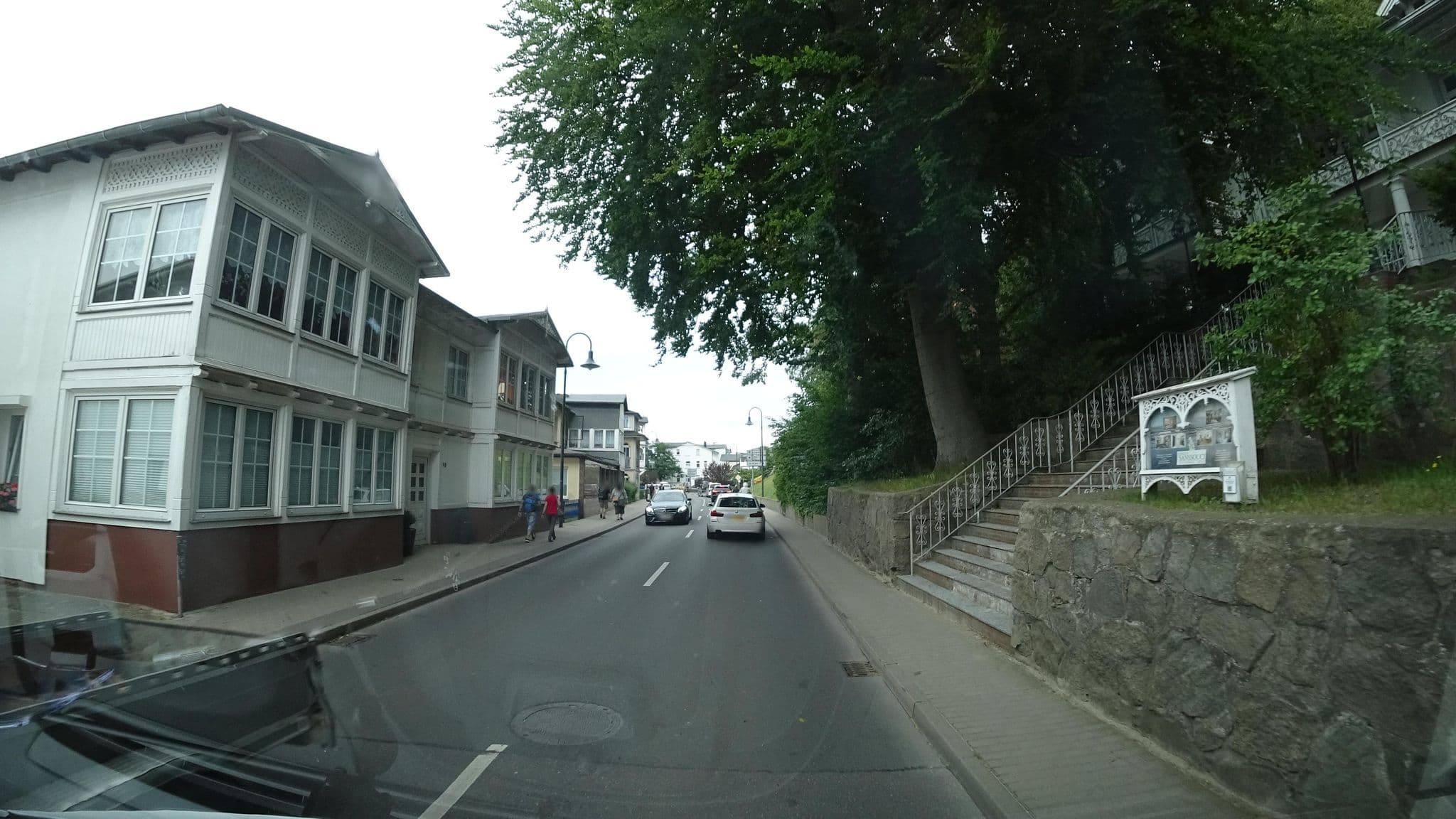 Street view near Villa Sanssouci, Ostseebad Binz