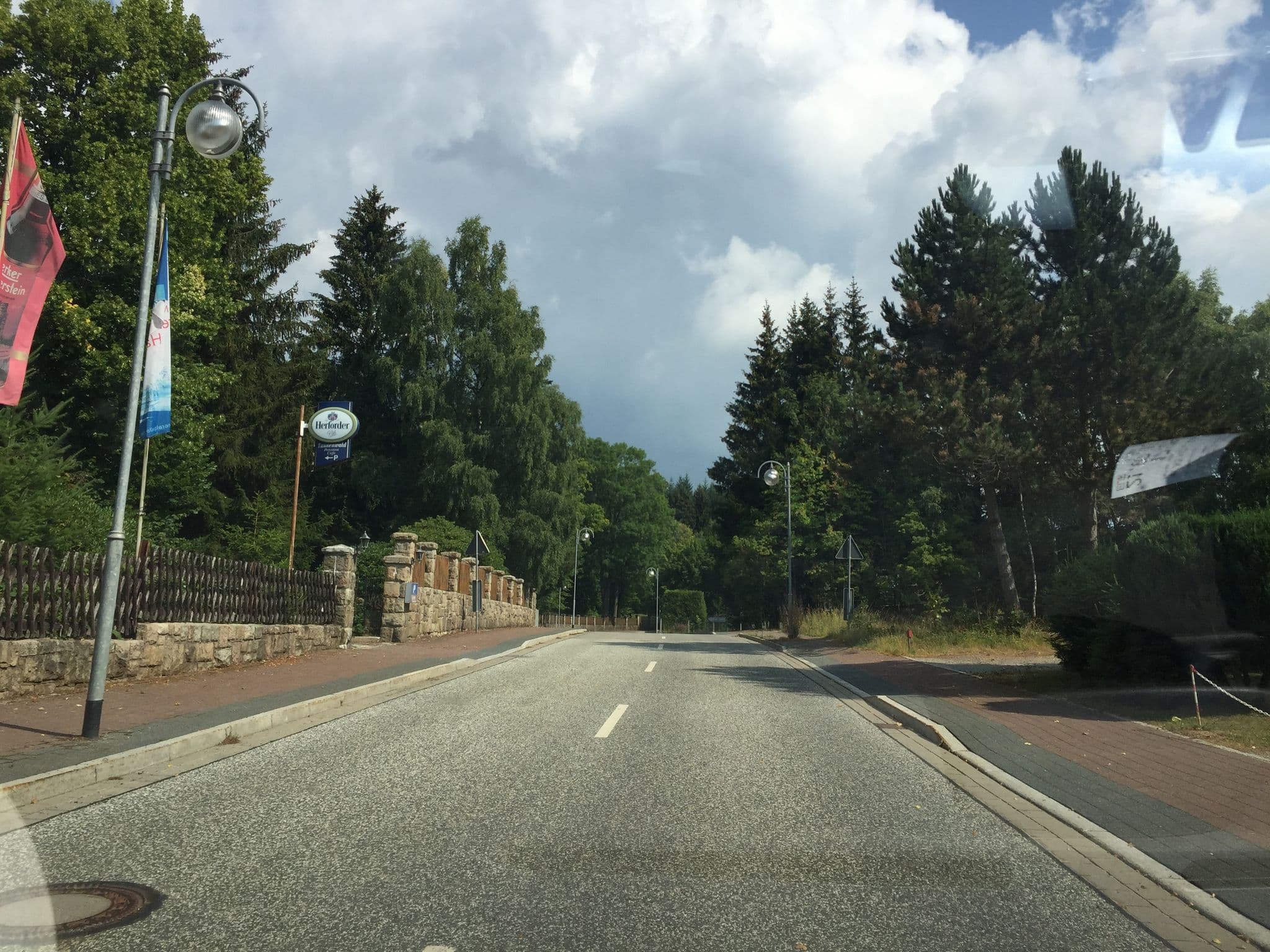 Street view near Cafe Tannenwald, Benneckenstein — © fod (CC BY-SA · Mapillary)