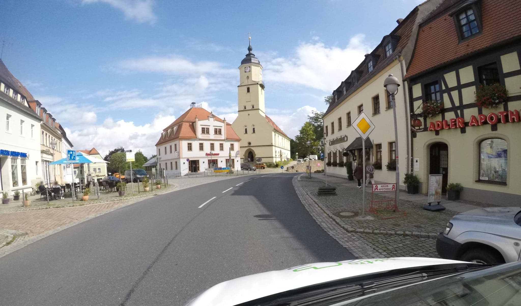 Street view near Hotel Stadt Dresden, Nossen — © ogniretzlab (CC BY-SA · Mapillary)