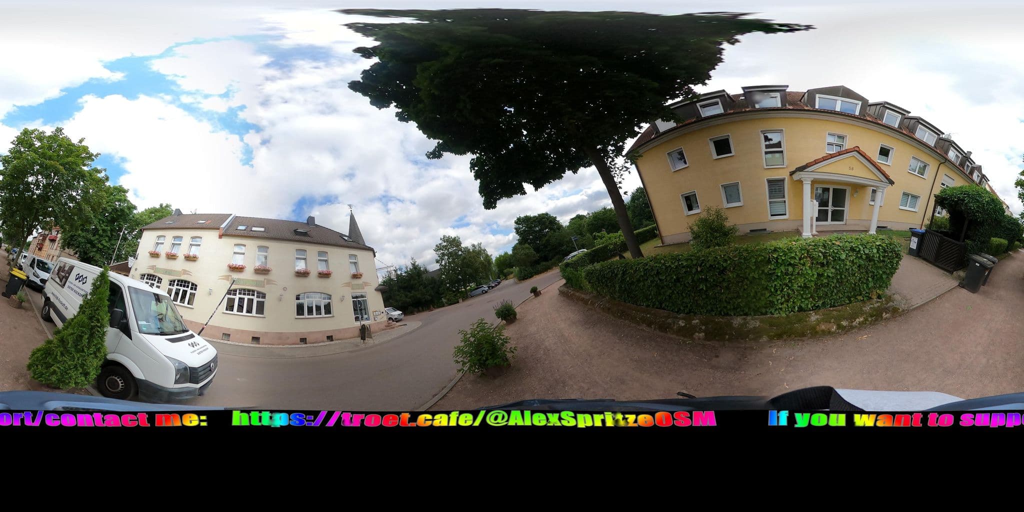 Street view near Waldhotel, Lieskau — © AlexSpritze (CC BY-SA · Mapillary)