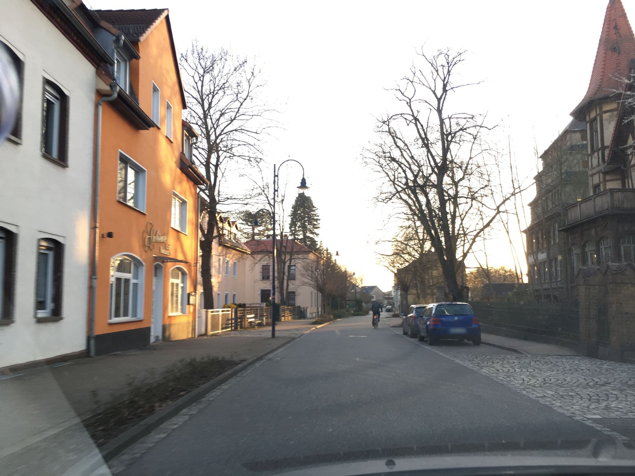 Street view near Pension Ambiente, Bad Lausick — © bejotel (CC BY-SA · Mapillary)