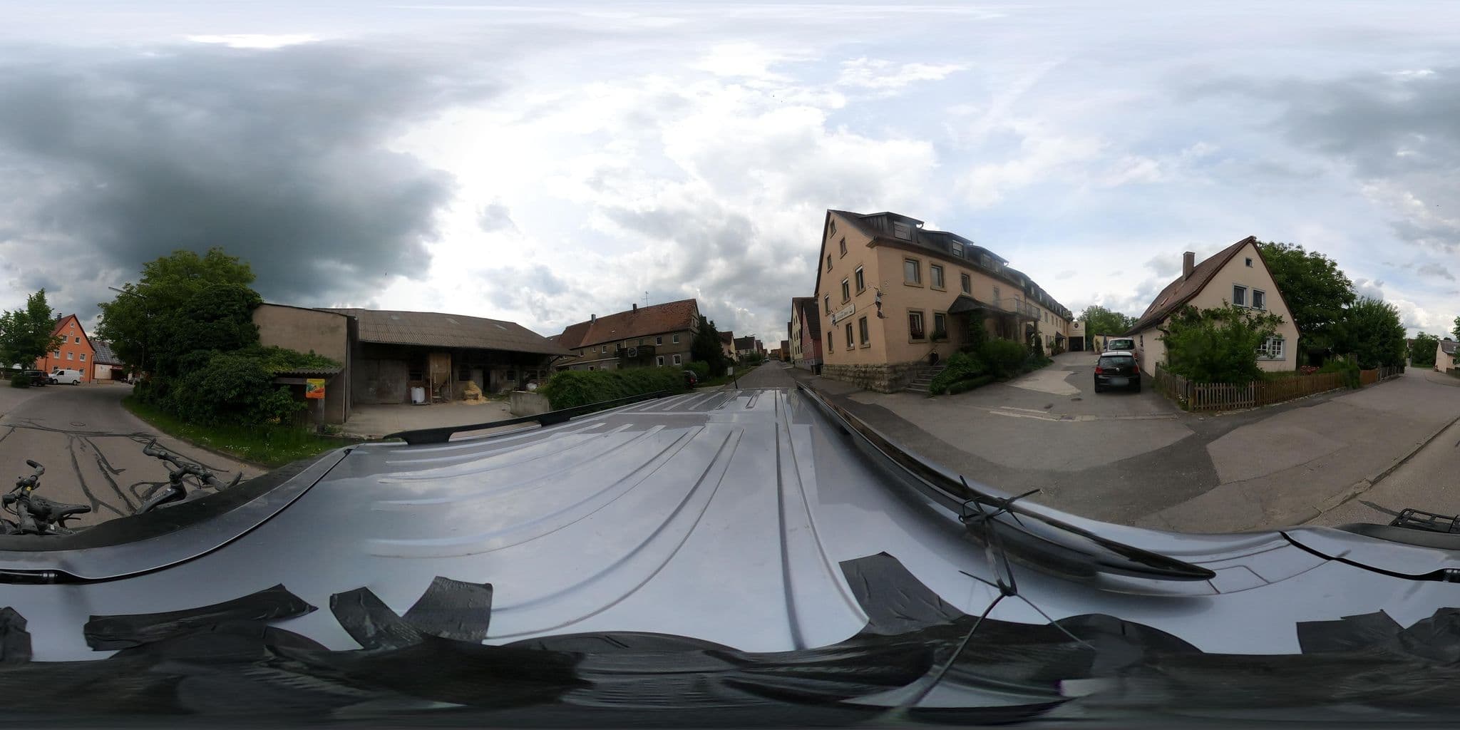 Street view near Gasthof Schwarzer Adler, Gebsattel — © Mobilitaetswerk (CC BY-SA · Mapillary)
