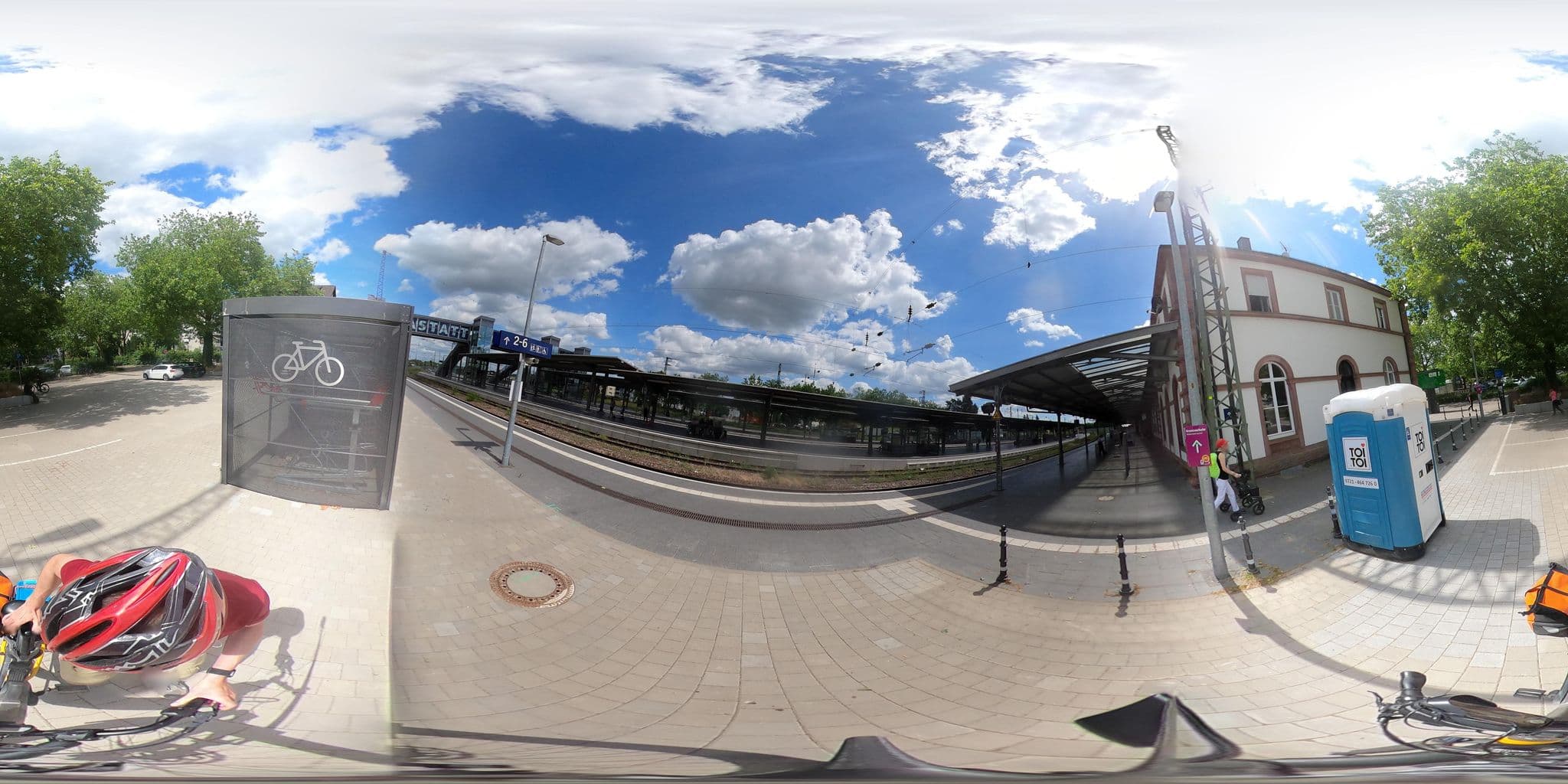Street view near Castle Hotel, Rastatt — © RadNETZ (CC BY-SA · Mapillary)