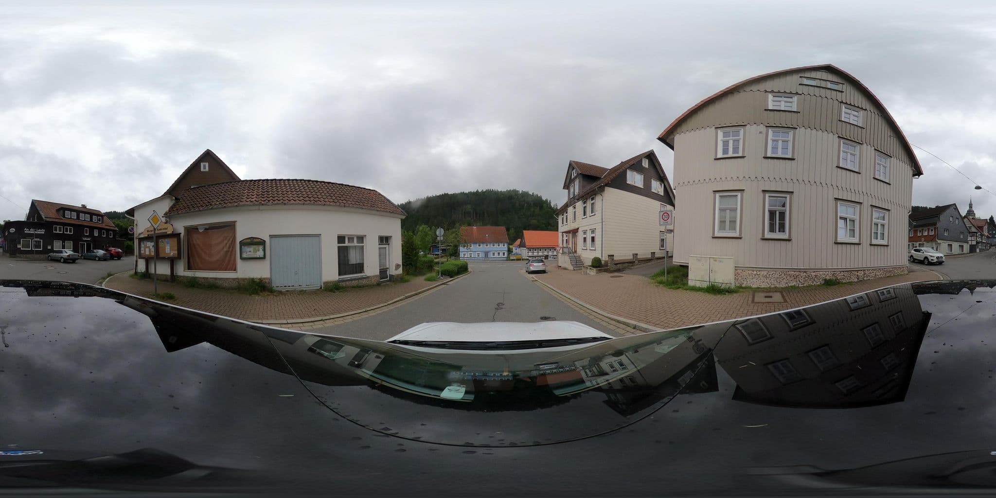 Street view near An der Laute, Wildemann — © peterleth (CC BY-SA · Mapillary)
