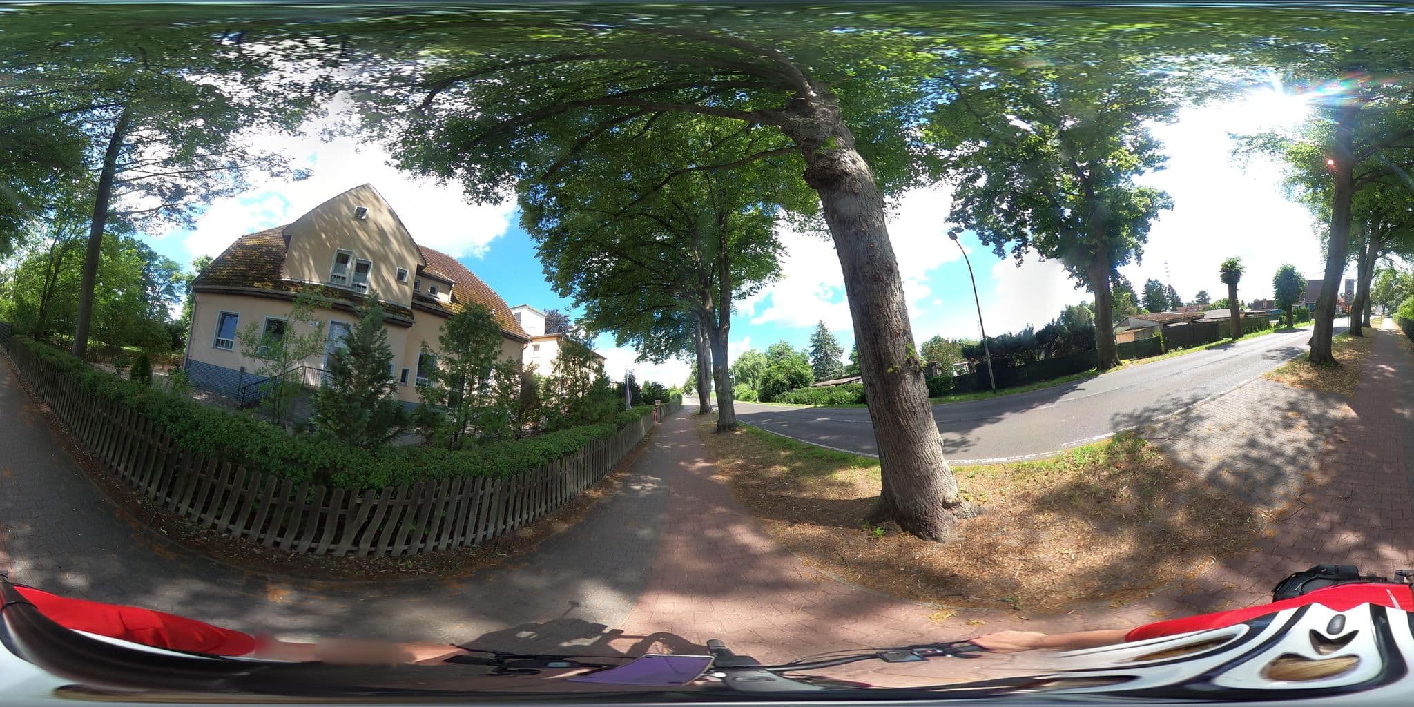 Street view near Pension am Rosengarten, Ueckermünde — © Ameba (CC BY-SA · Mapillary)