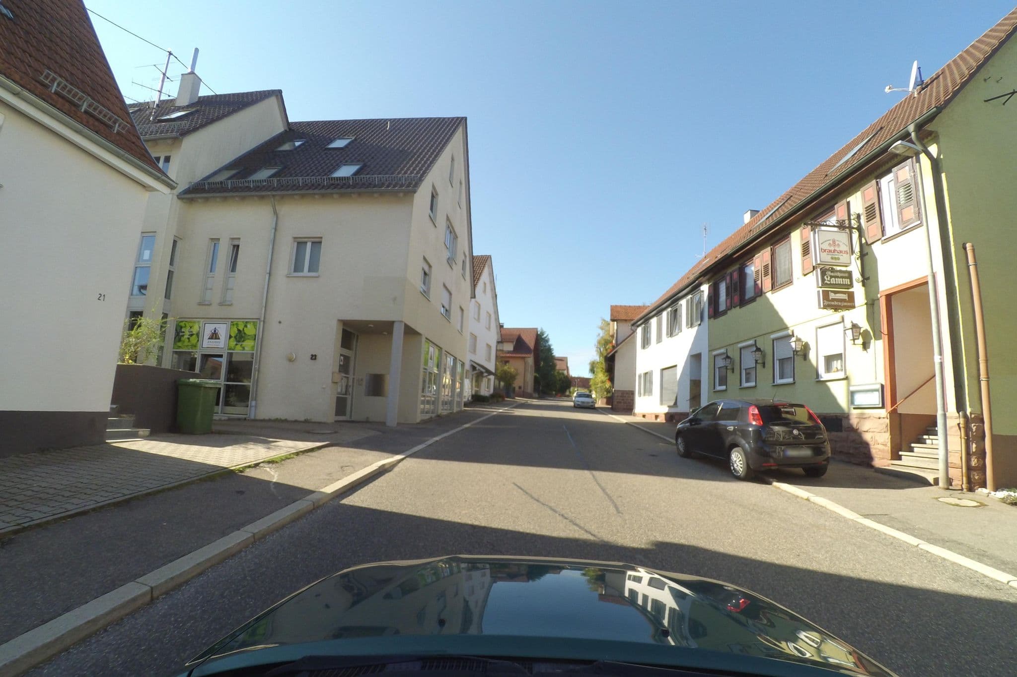 Street view near Pension Lamm, Tiefenbronn — © wegavision (CC BY-SA · Mapillary)