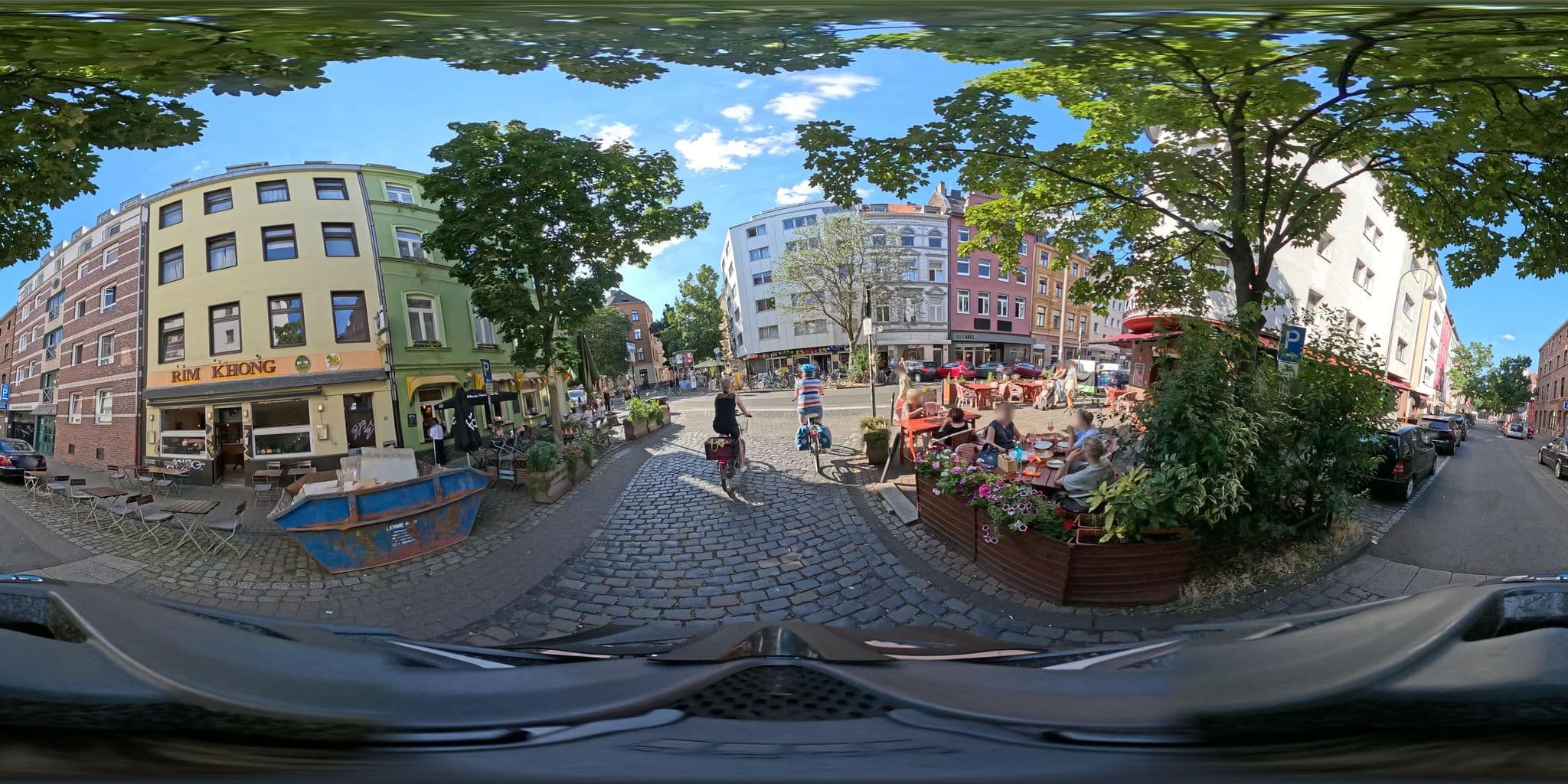 Street view near Hotel am Chlodwigplatz, Neustadt/Süd — © popball (CC BY-SA · Mapillary)