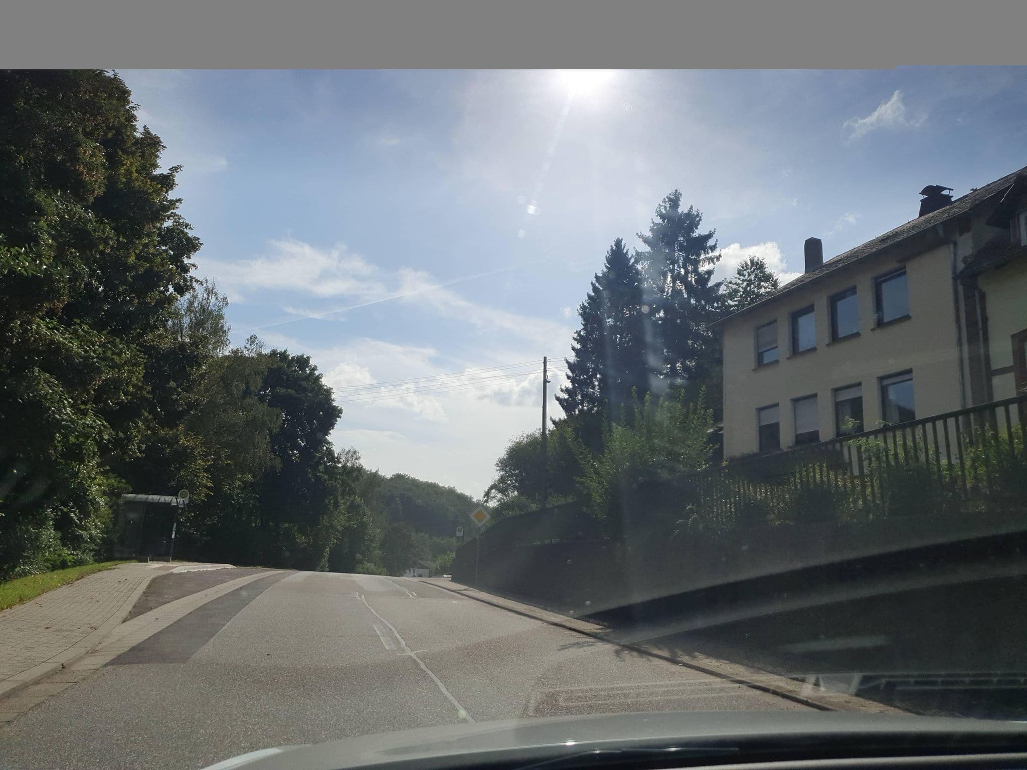 Street view near Gasthaus Lindenhof, Oberthal — © teddy73 (CC BY-SA · Mapillary)