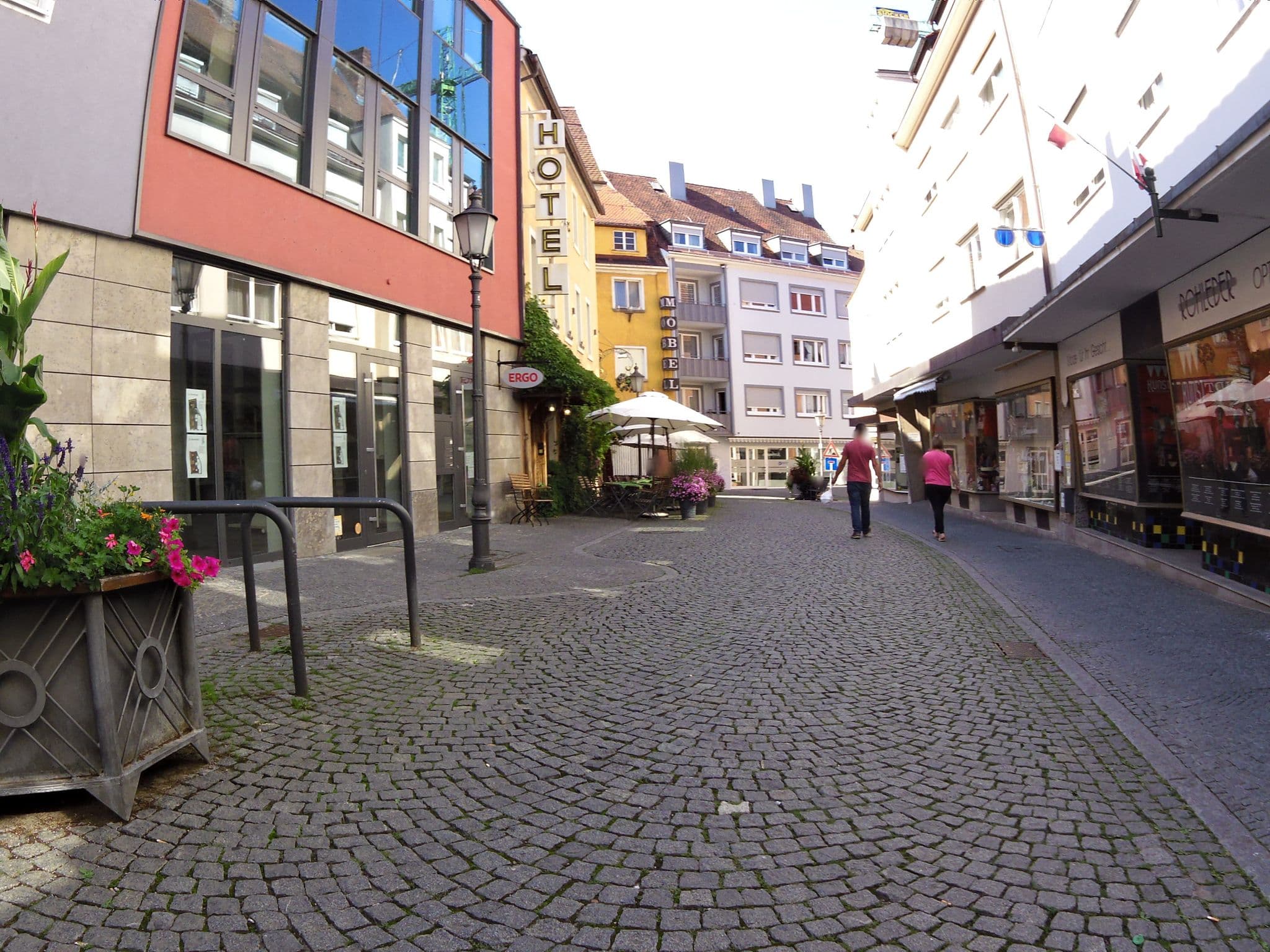 Street view near Bayerischer Hof, Kitzingen — © zoegglmeyr (CC BY-SA · Mapillary)