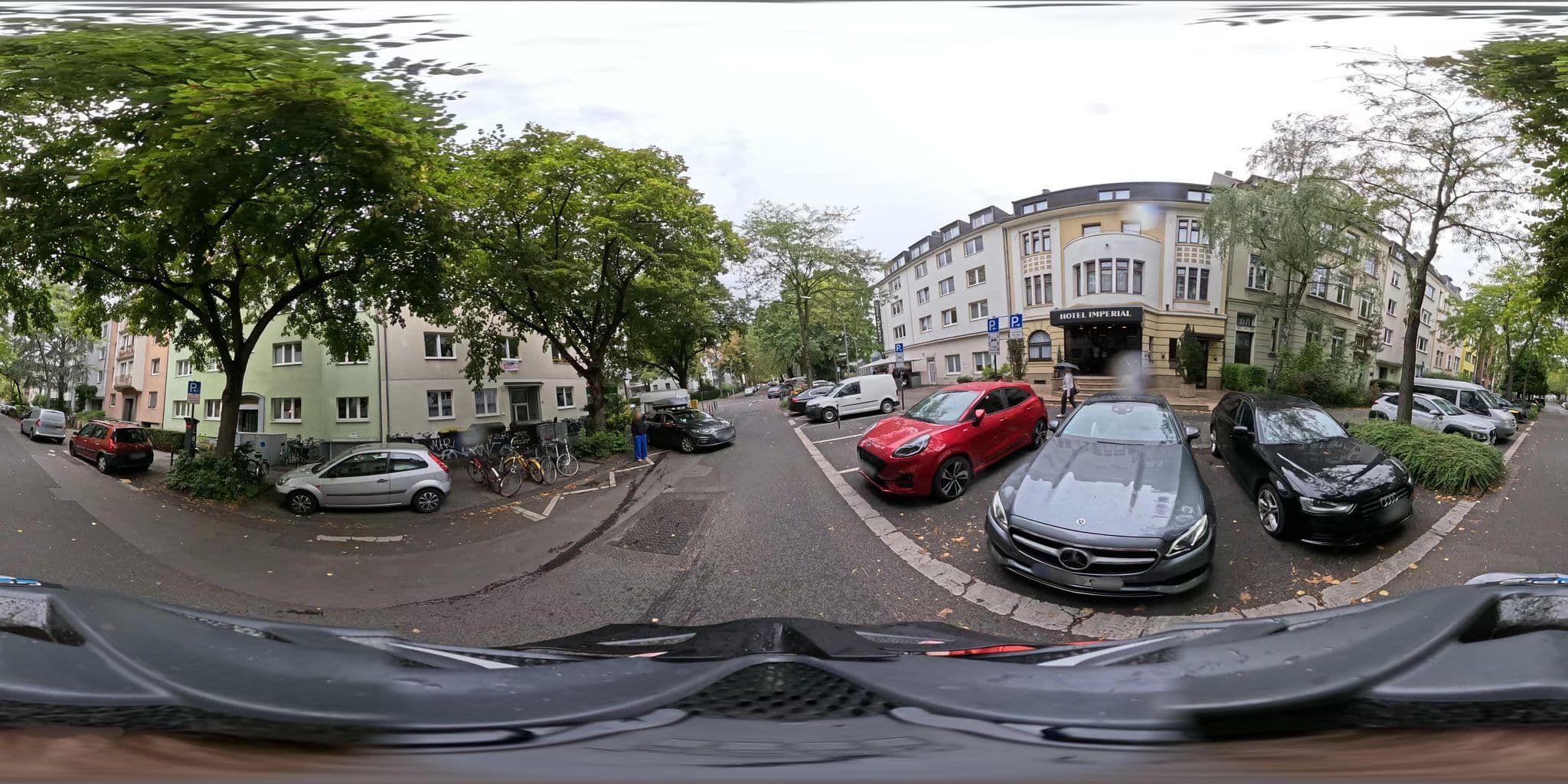 Street view near Hotel Imperial, Neuehrenfeld — © popball (CC BY-SA · Mapillary)